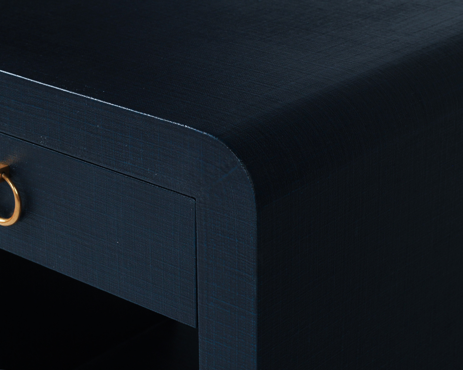 Newhaven Bedside Table - Navy by Serrata Living - Image 5