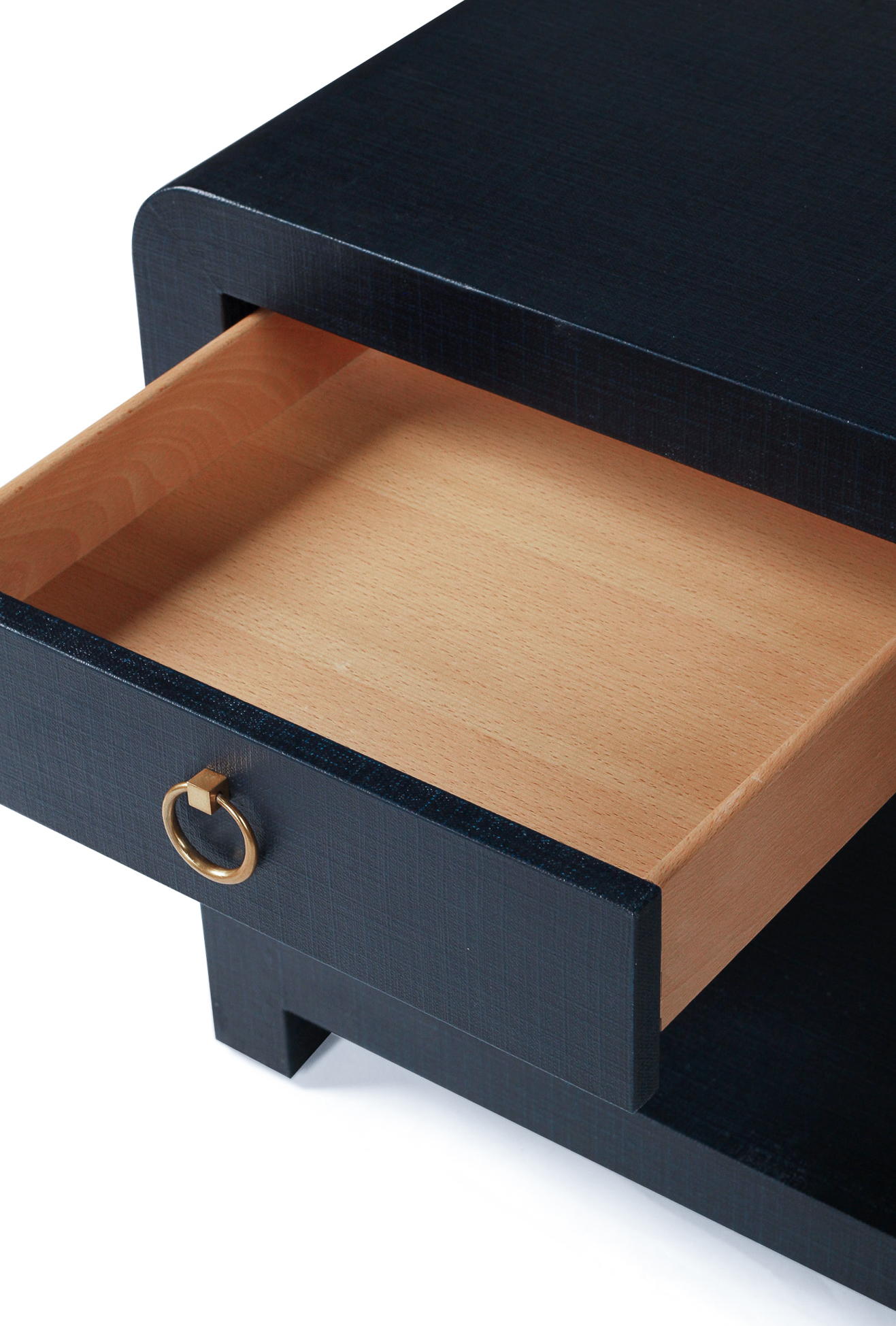Newhaven Bedside Table - Navy by Serrata Living - Image 7