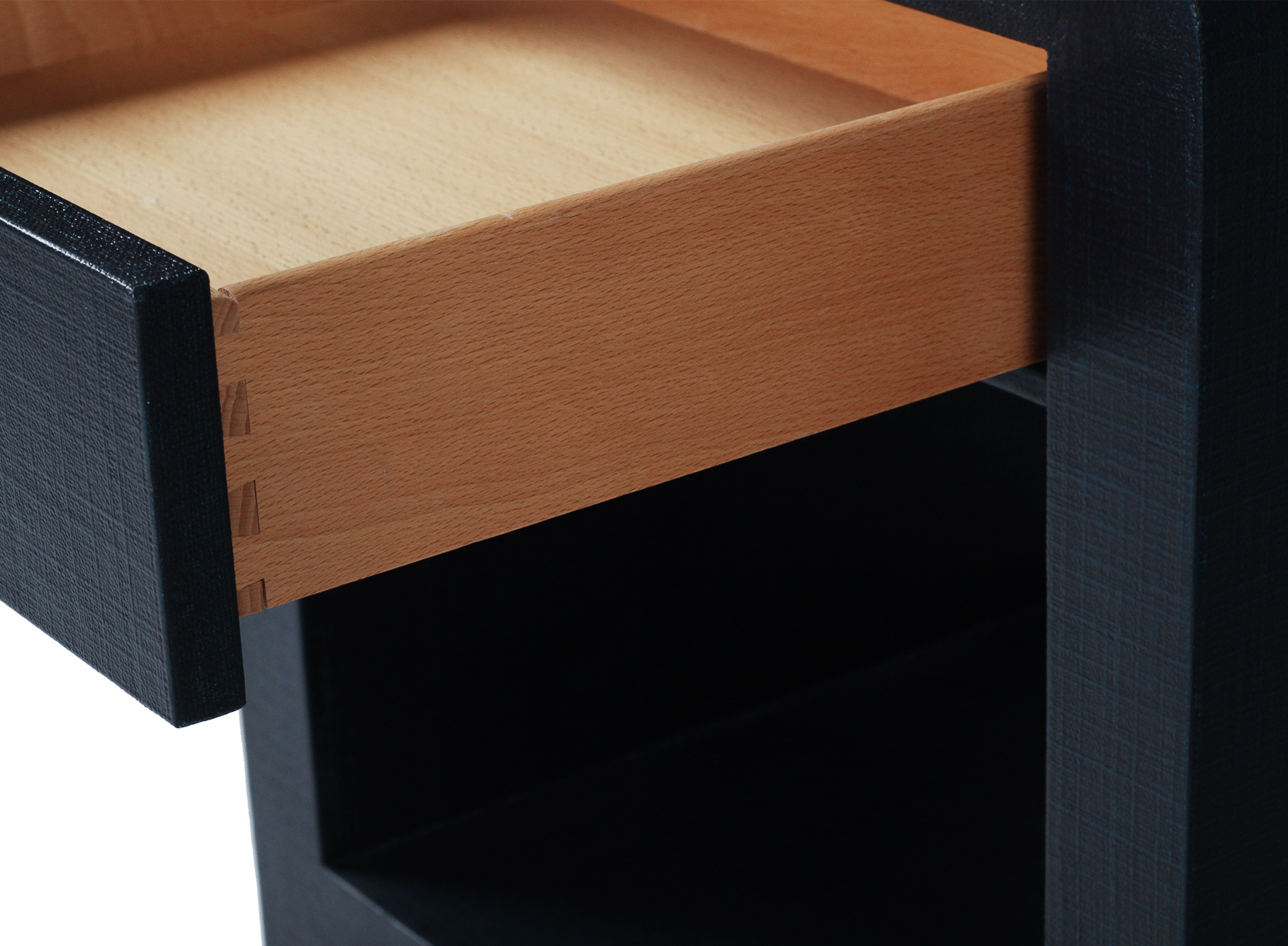 Newhaven Bedside Table - Navy by Serrata Living - Image 8