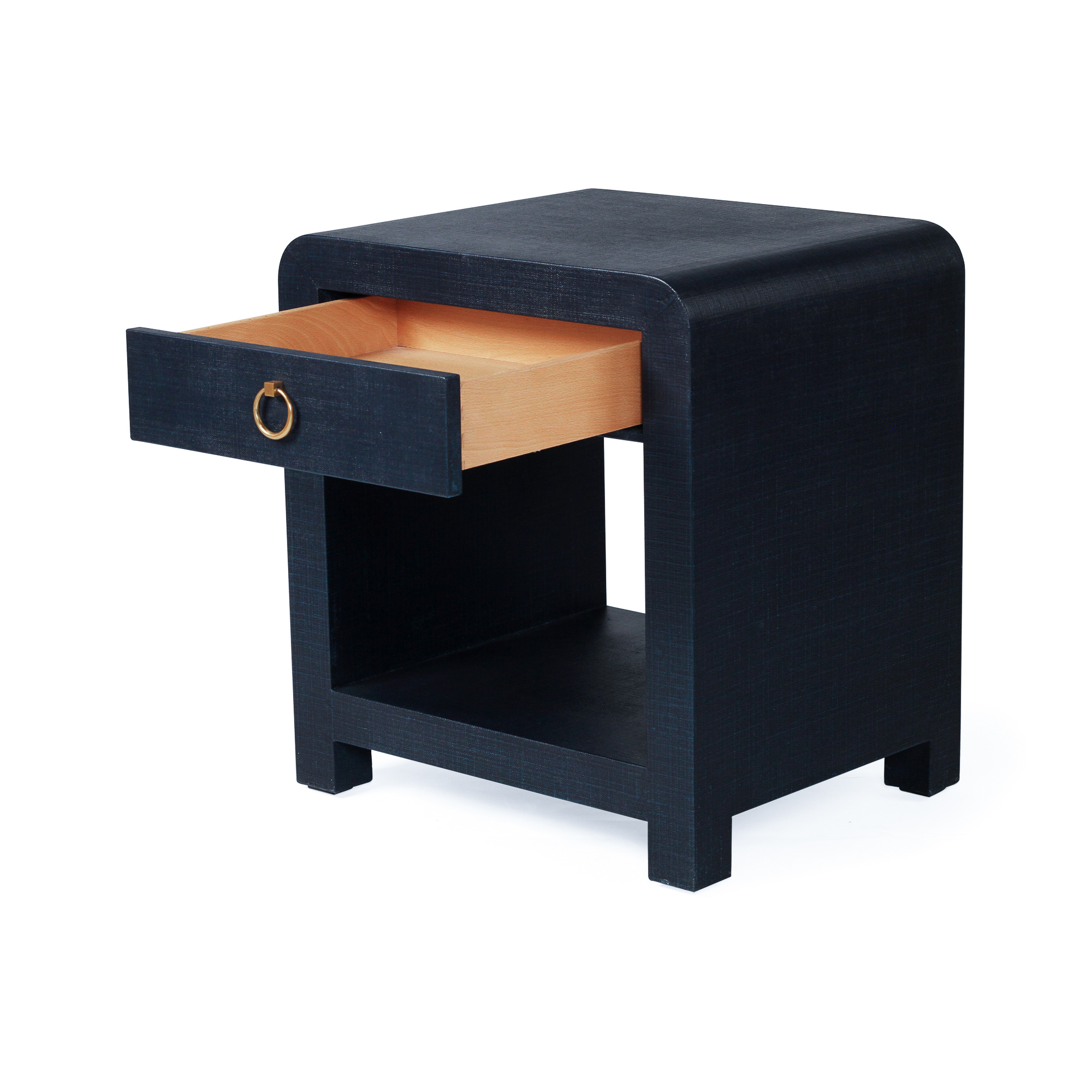 Newhaven Bedside Table - Navy by Serrata Living - Image 10