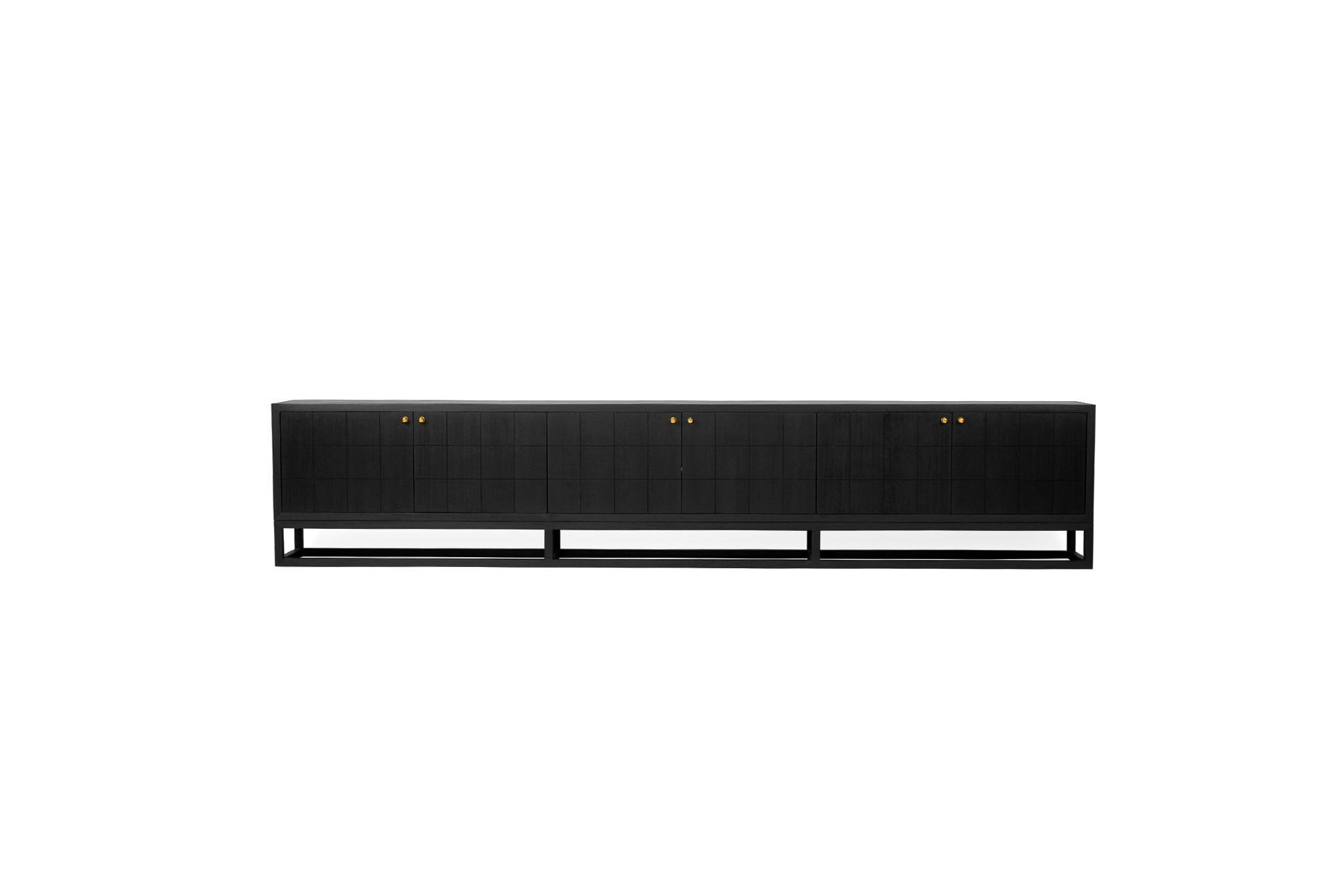 Lisette Entertainment Unit - Six Door - Black