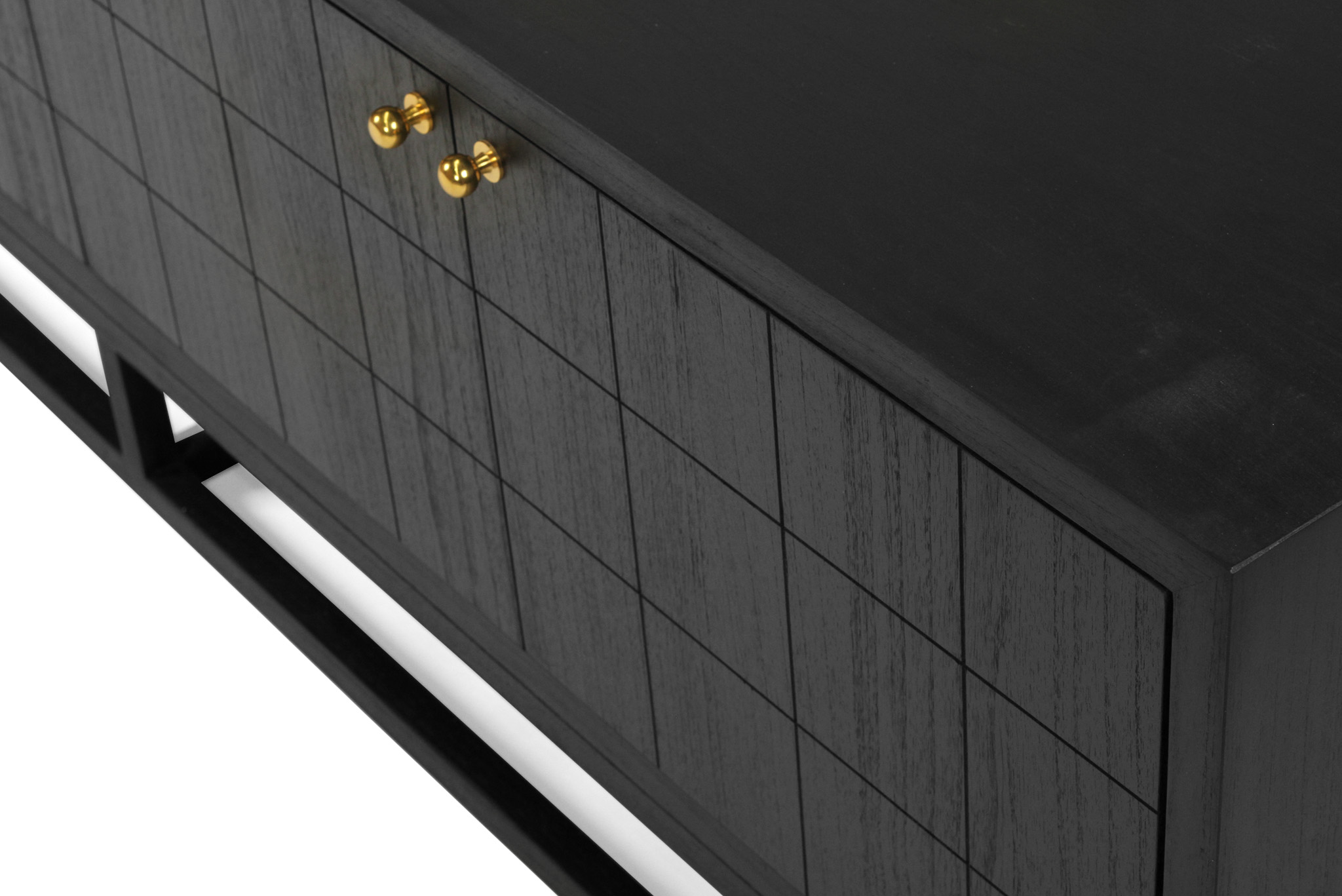 Lisette Entertainment Unit - Six Door - Black - Image 11