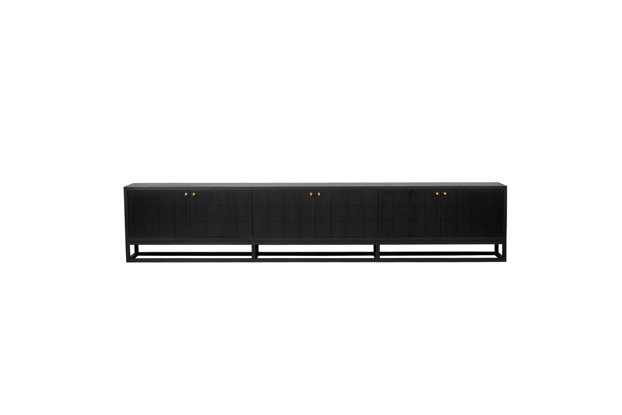 Lisette Entertainment Unit - Six Door - Black - Image 4