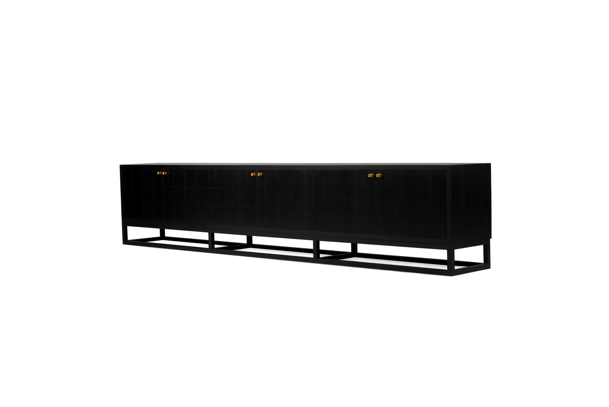 Lisette Entertainment Unit - Six Door - Black - Image 3