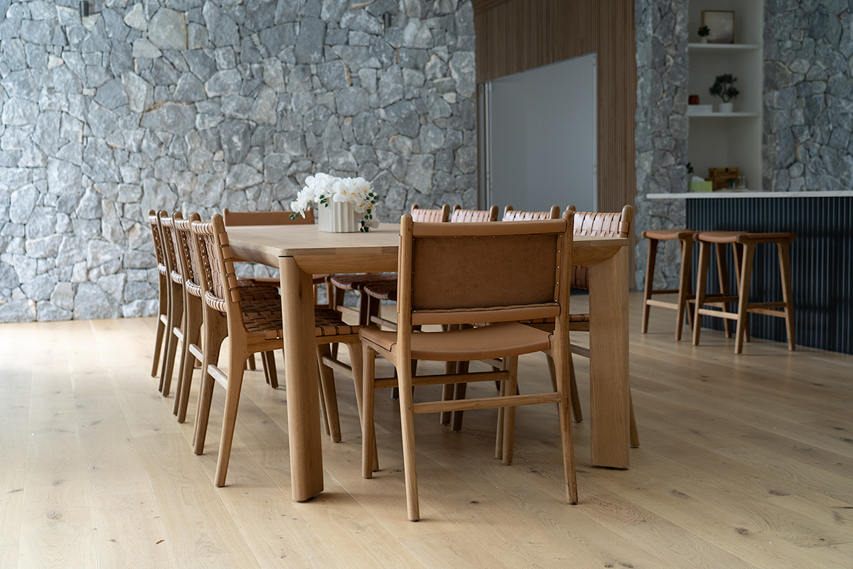 Asher Dining Table - 3m American Oak - Image 16