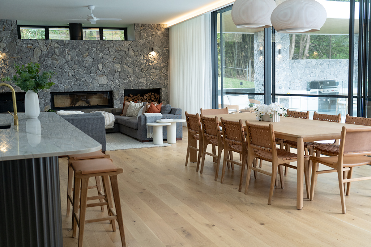 Asher Dining Table - 3m American Oak - Image 18