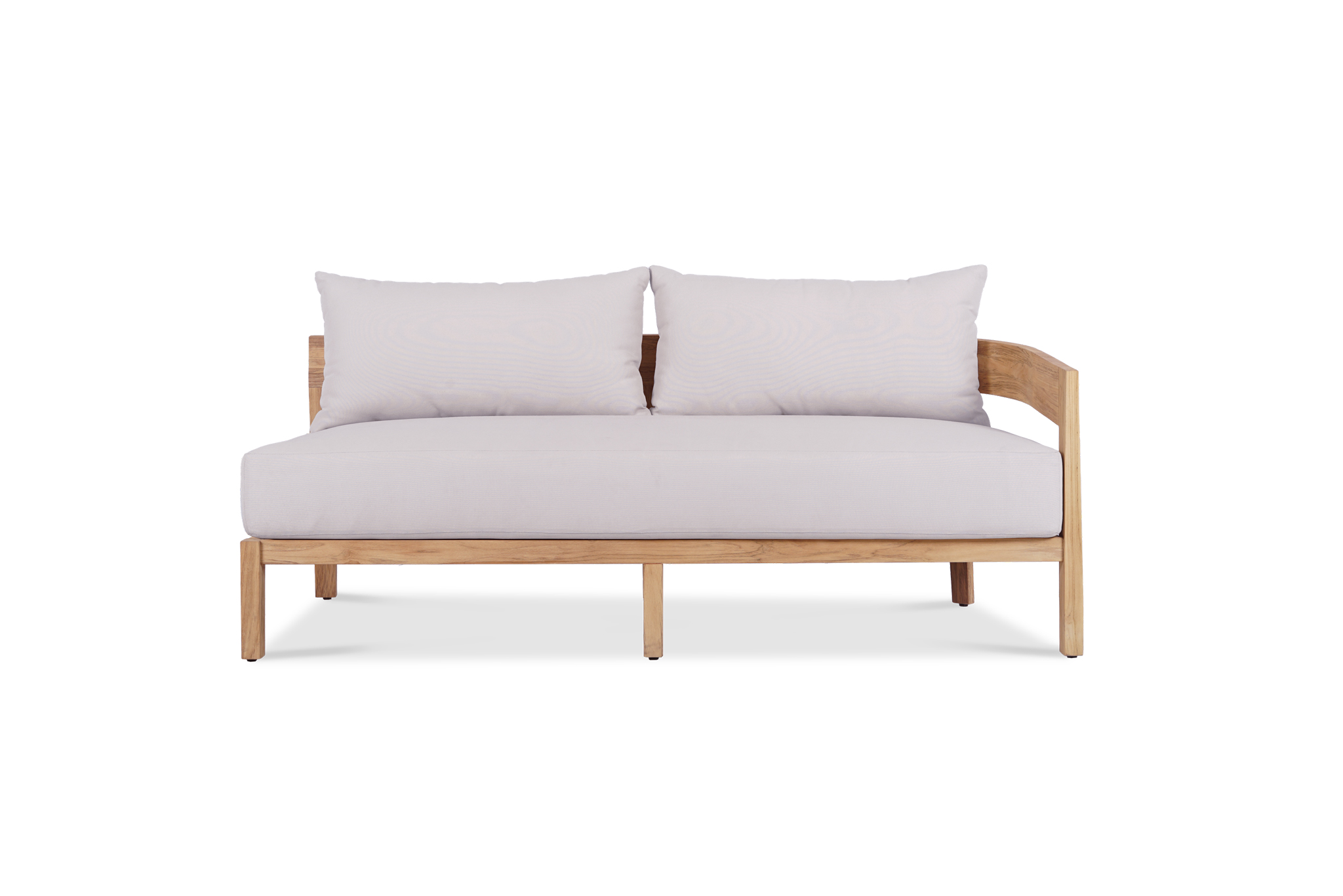 Kingscliff Outdoor Sofa - 2 Seater Left Arm - Modular- (Canvas Natural, Cast Slate or Cast Silver Upholstery) - Image 3