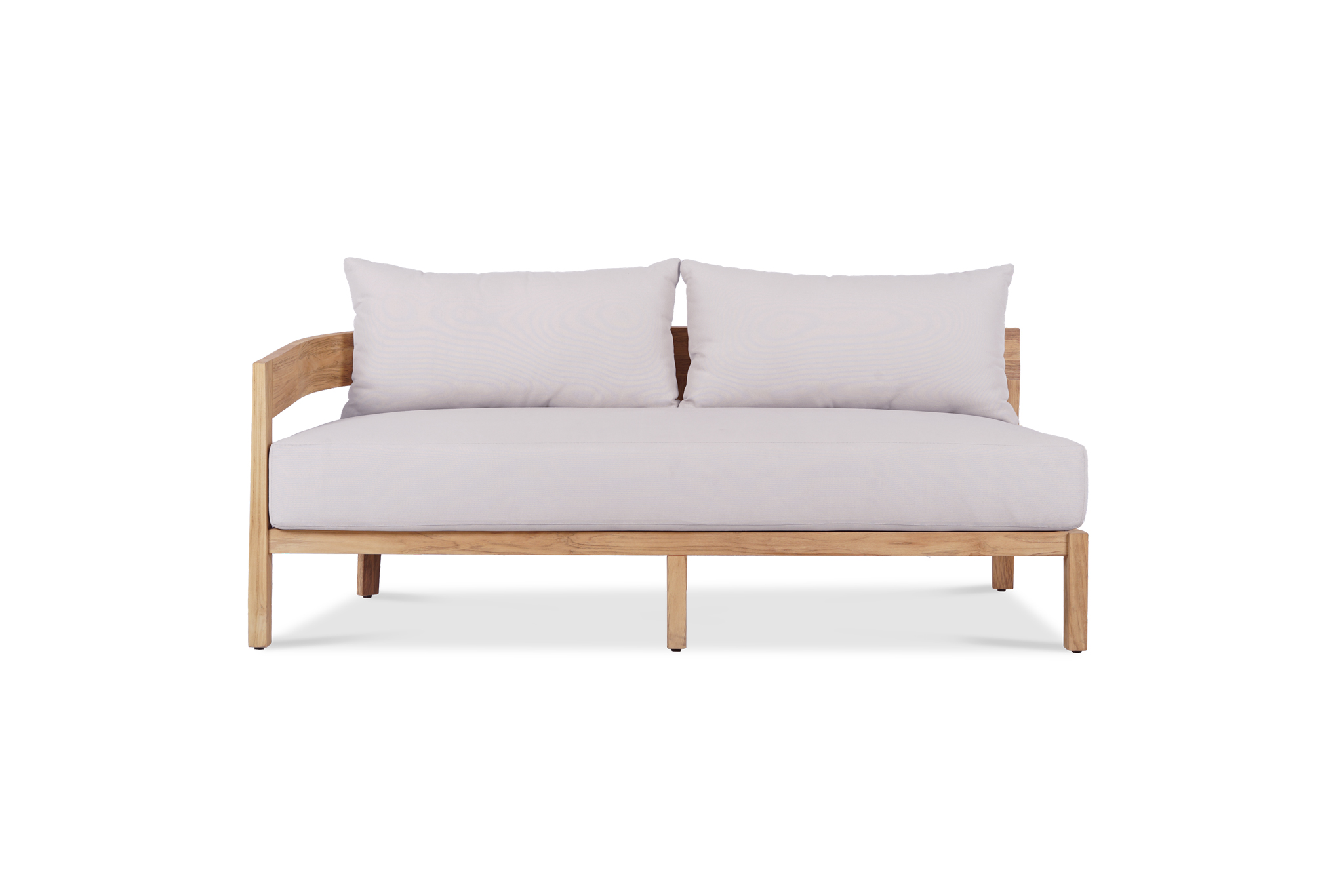 Kingscliff Outdoor Sofa - 2 Seater Right Arm - Modular- (Canvas Natural, Cast Slate or Cast Silver Upholstery) - Image 3