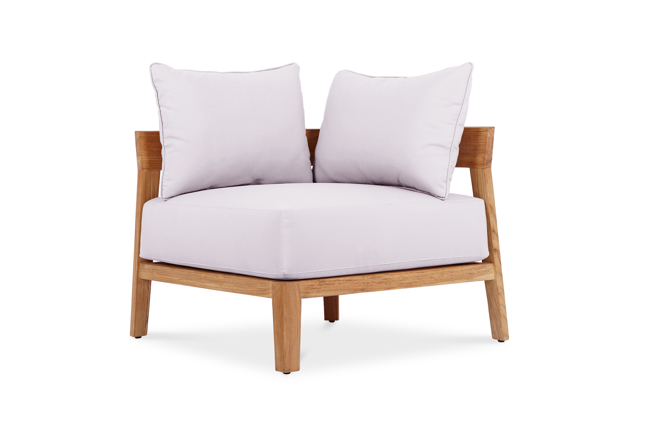 Kingscliff Outdoor Sofa - Corner - Modular- (Canvas Natural, Cast Slate or Cast Silver Upholstery)