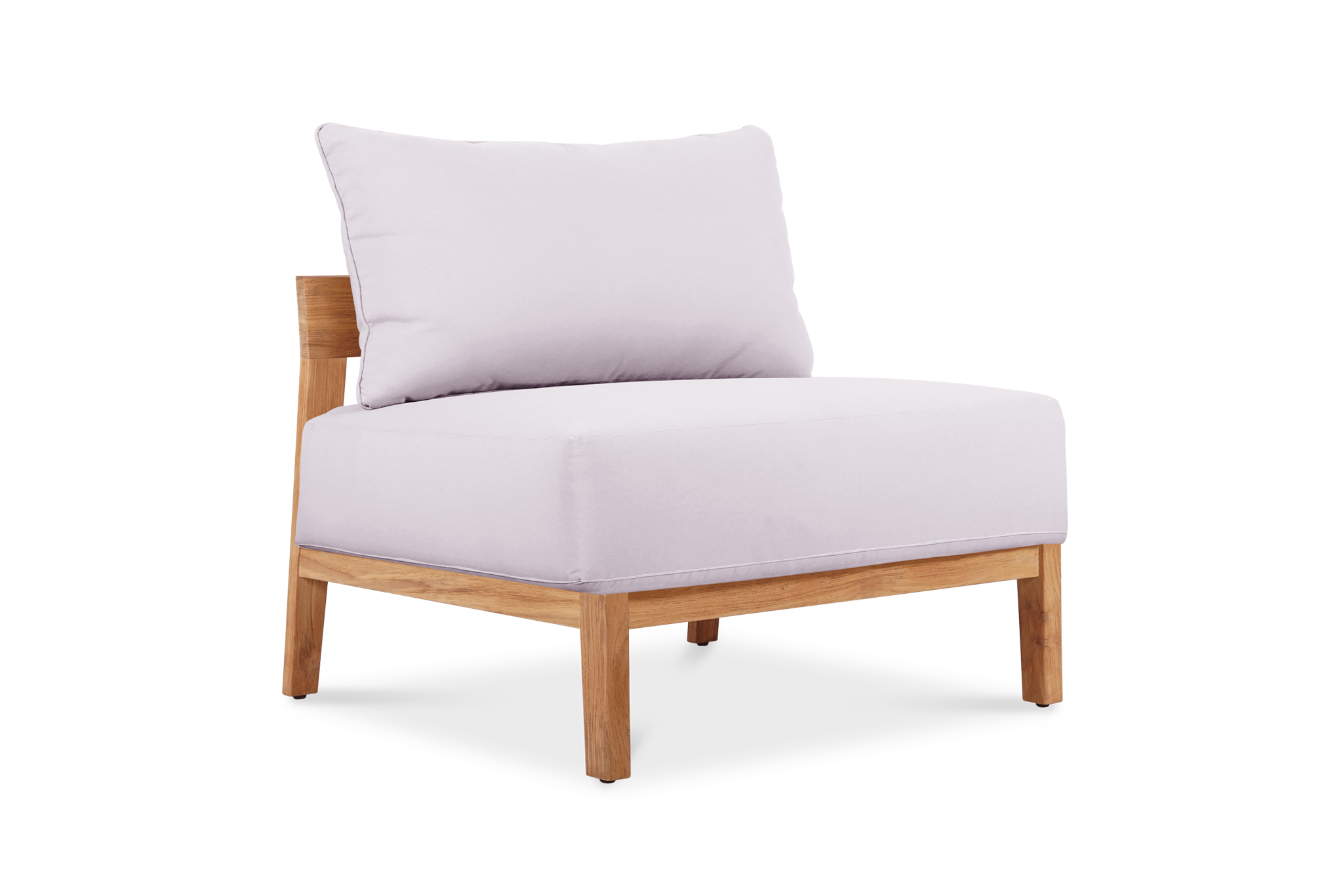Kingscliff Outdoor Sofa - Middle - Modular- (Canvas Natural, Cast Slate or Cast Silver Upholstery)