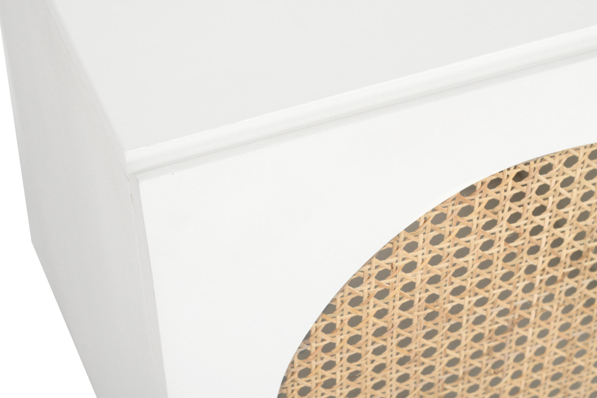 Ryan Bedside Table - White - Image 6