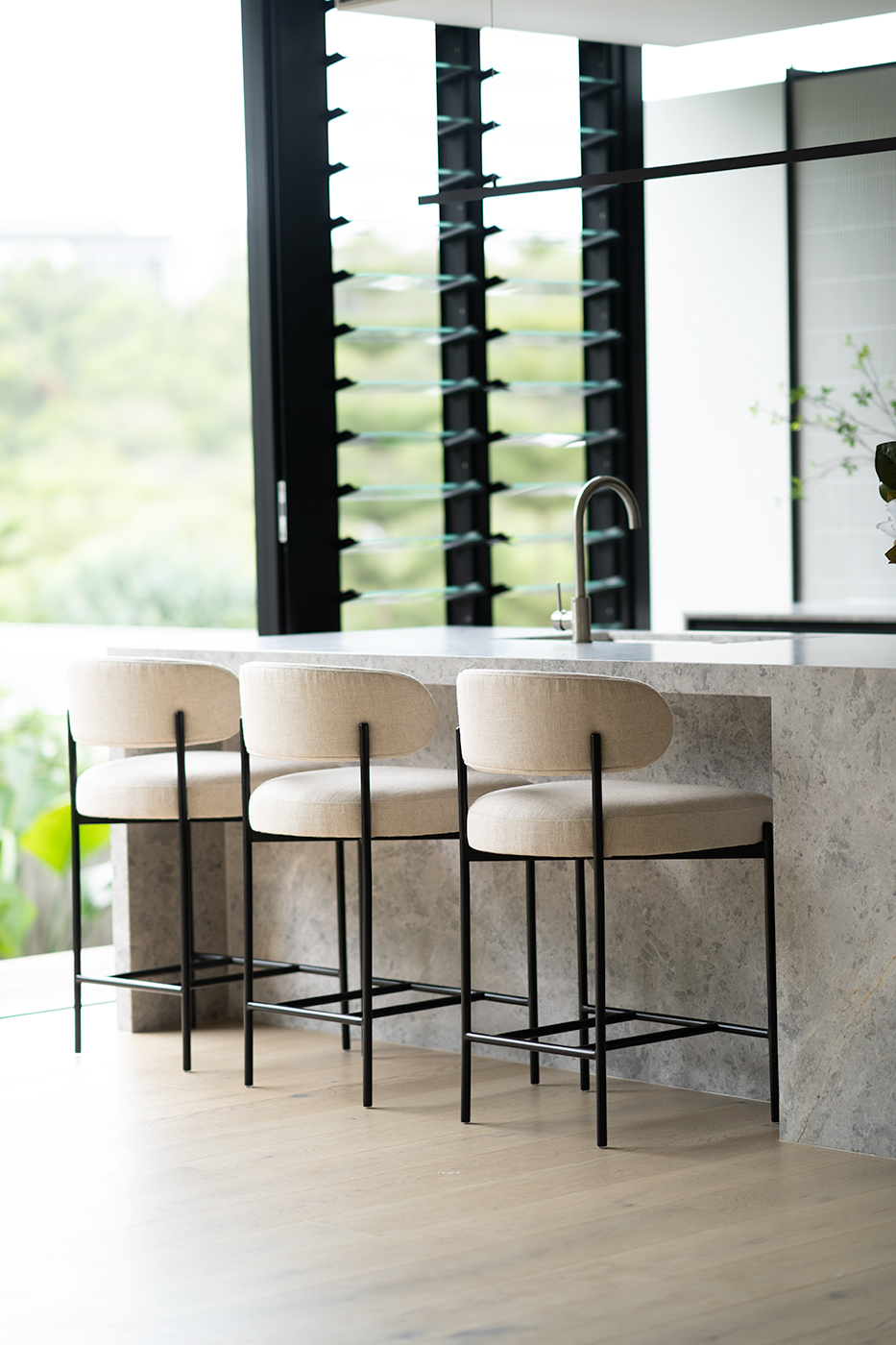 Soho Counter Stool - Linen - Image 2