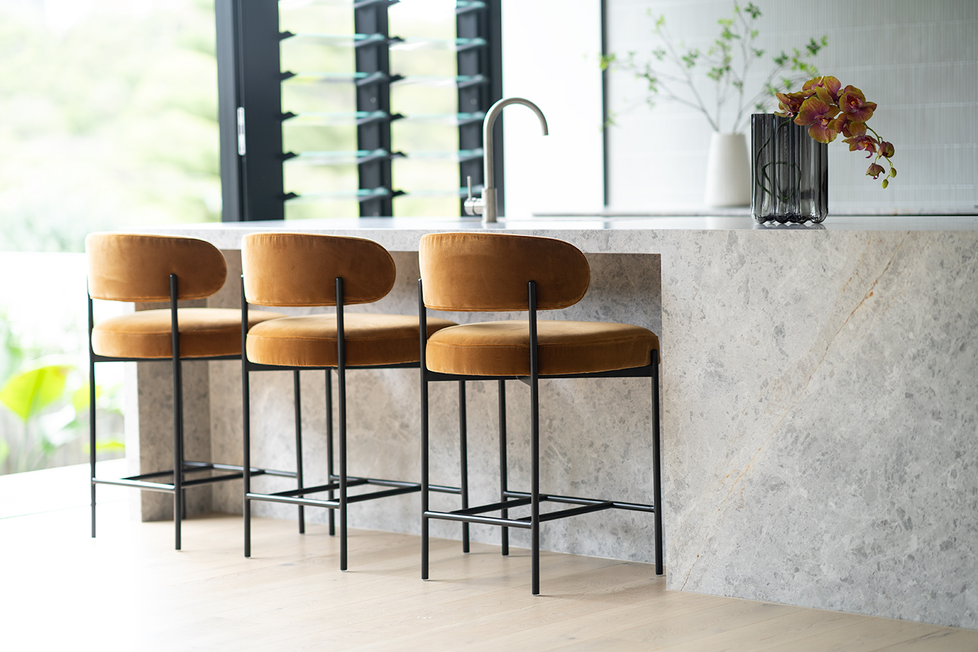 Soho Counter Stool - Rust - Image 2