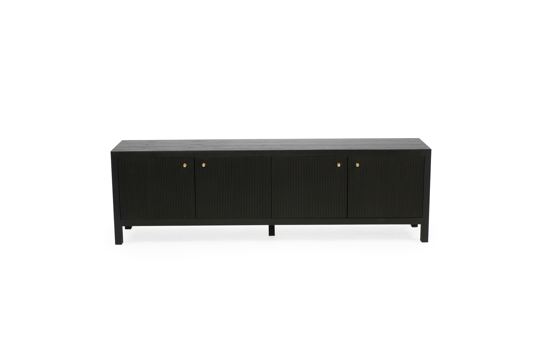 Audrey Entertainment Unit - 2m - Black - Image 3