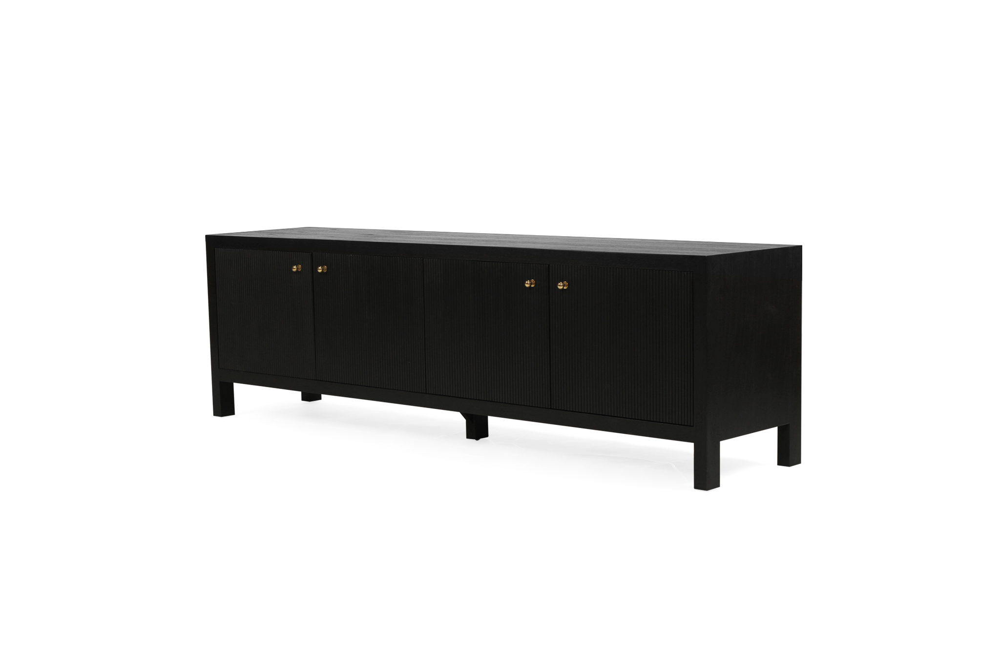 Audrey Entertainment Unit - 2m - Black - Image 2