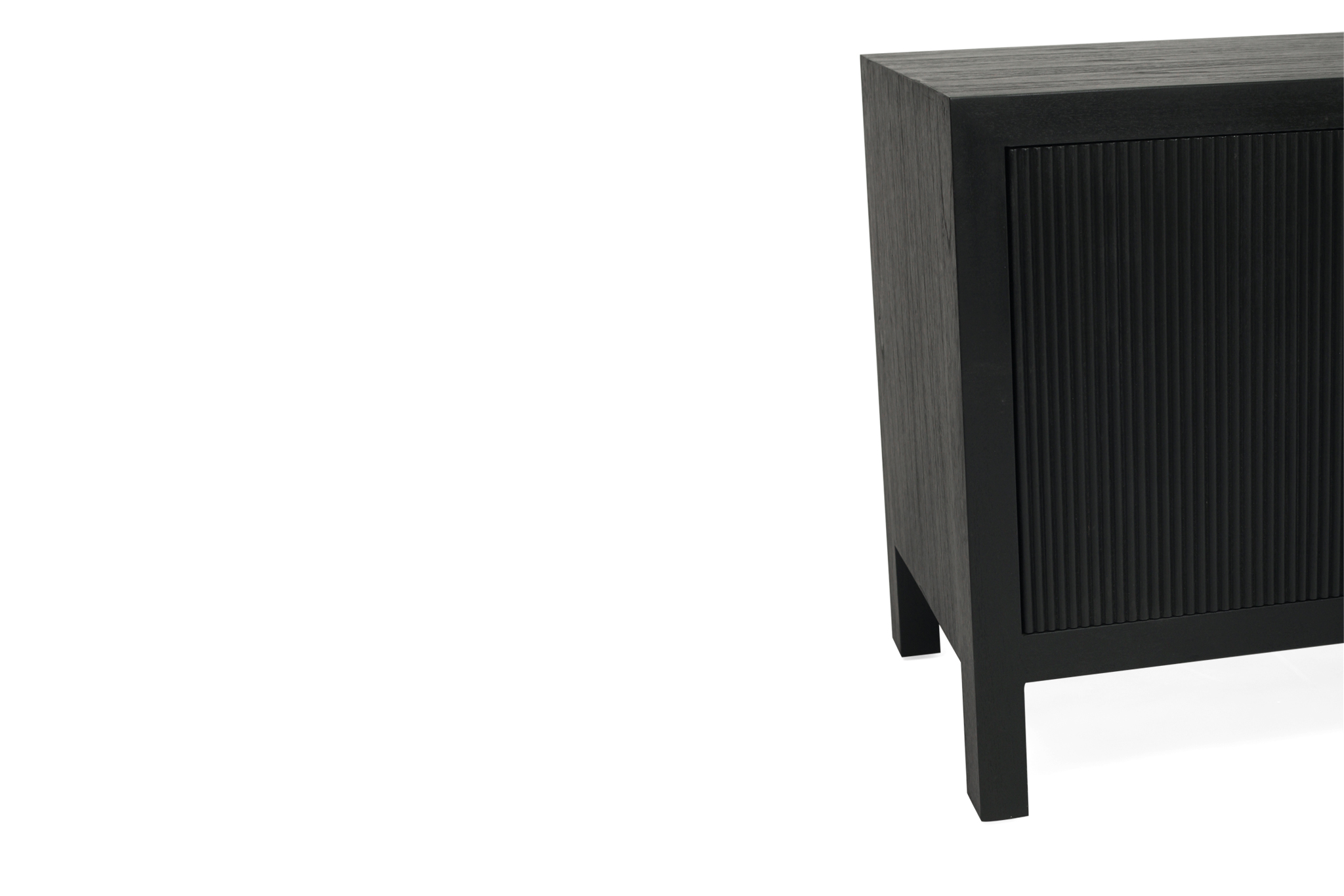 Audrey Entertainment Unit - 2m - Black - Image 8