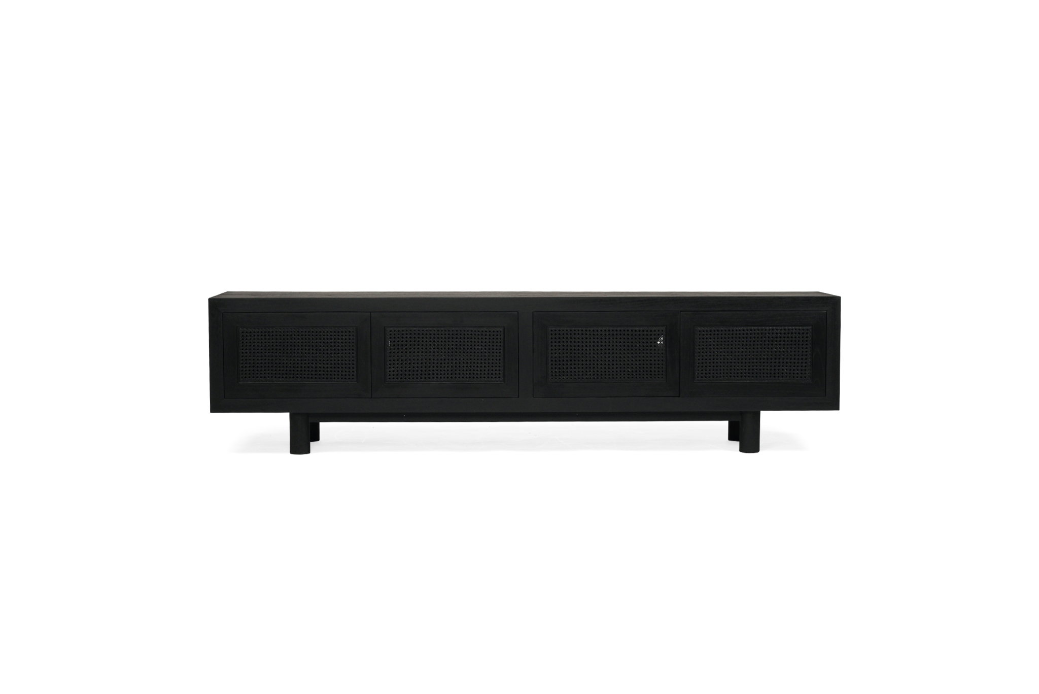 Iluka Entertainment Unit - Four Door - Black