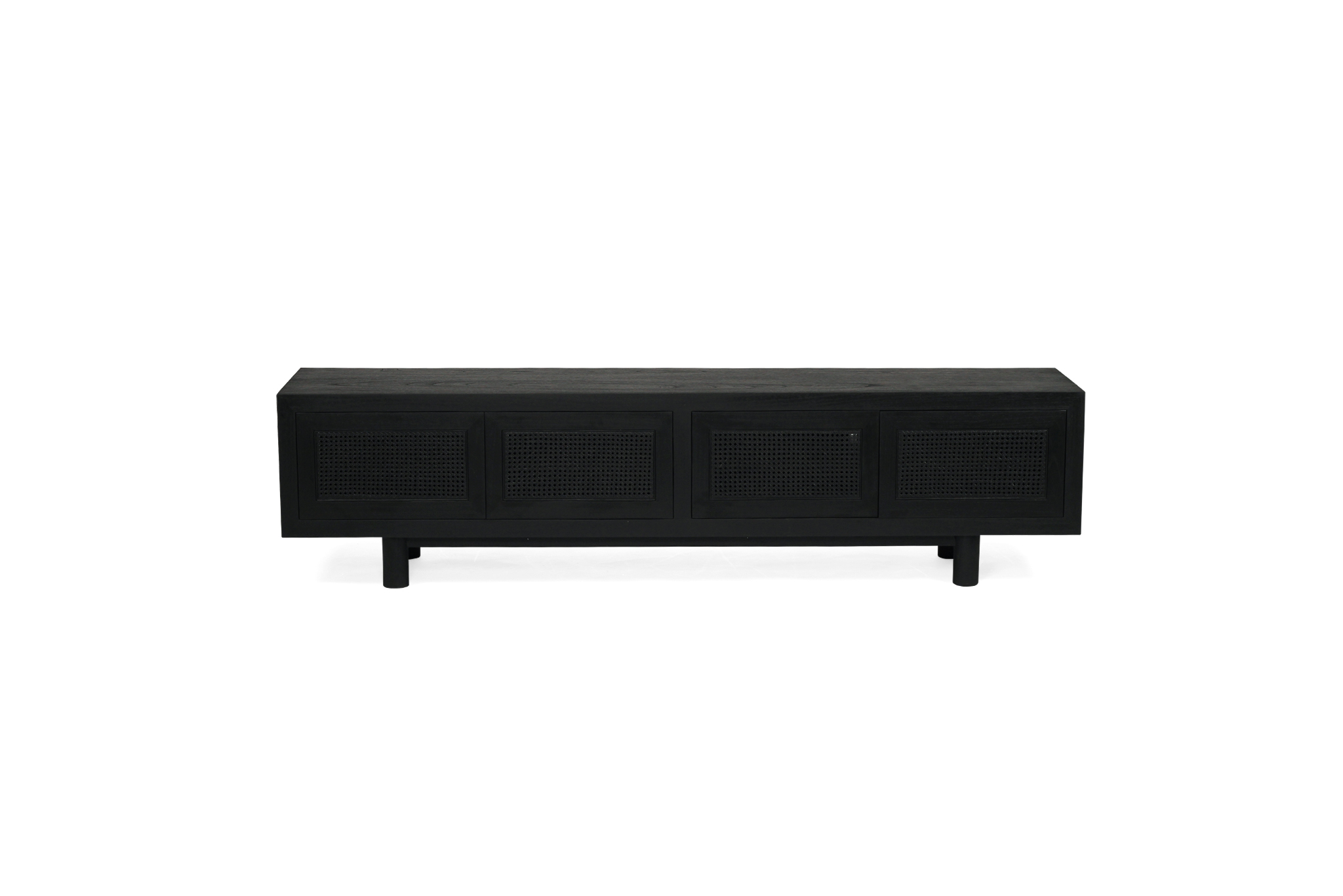 Iluka Entertainment Unit - Four Door - Black - Image 3