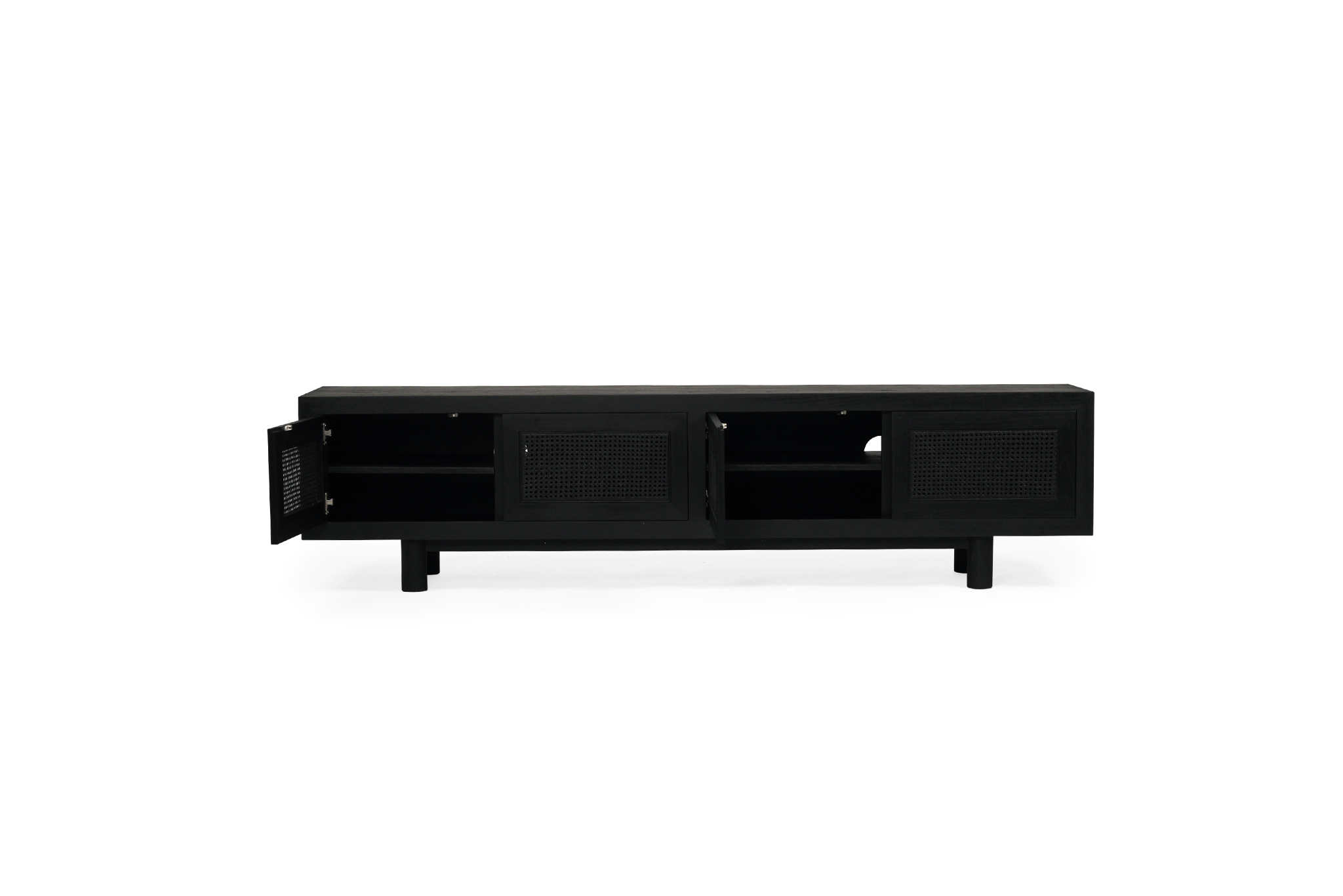 Iluka Entertainment Unit - Four Door - Black - Image 4