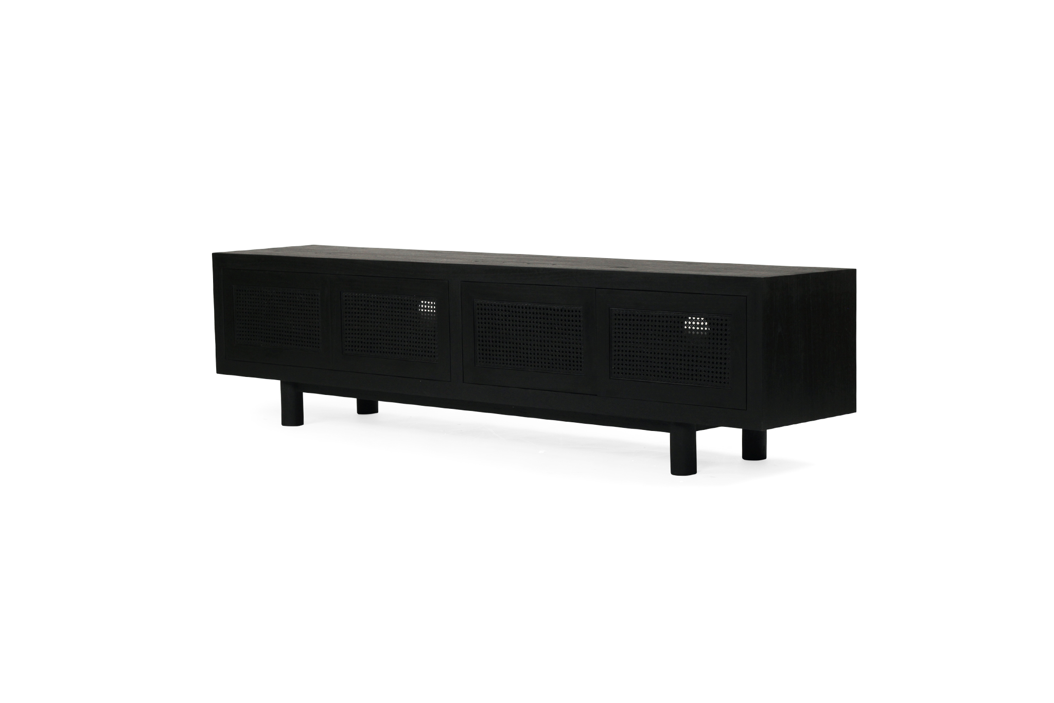 Iluka Entertainment Unit - Four Door - Black - Image 2