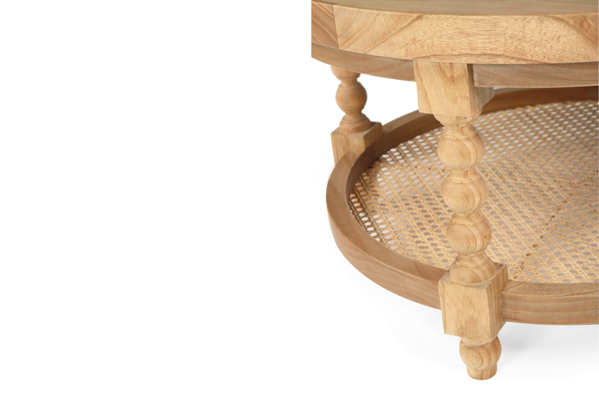 Stradbroke Bobbin Coffee Table - Round - Image 7