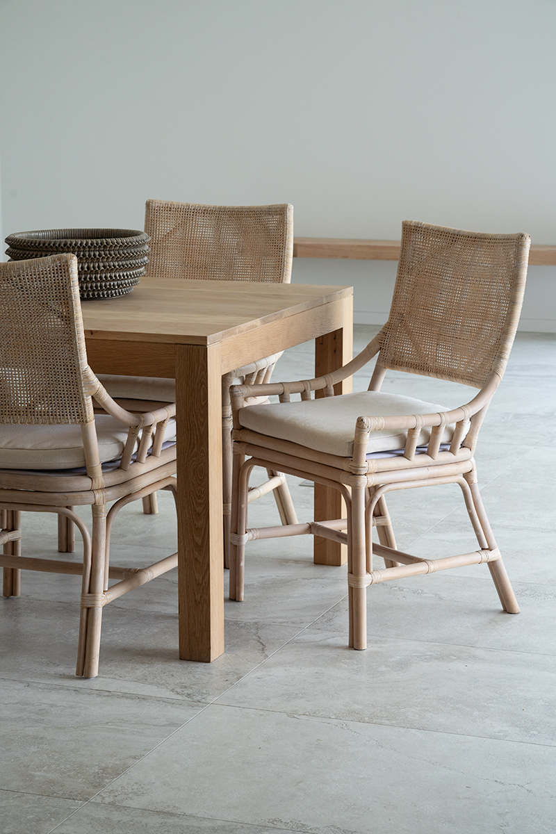 Kora Dining Chair - By Serrata Living - Whitewash - Image 11