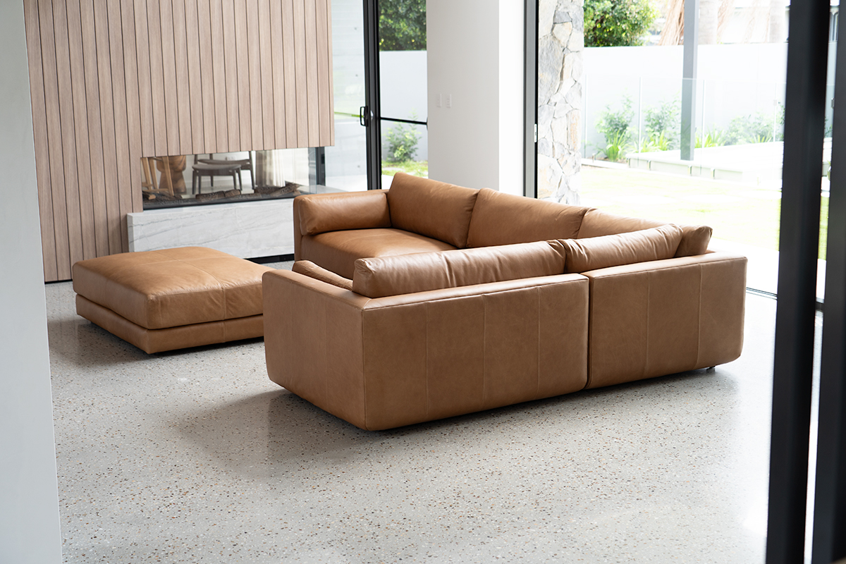 Vermont Modular Sofa - Trends Saddle Leather - Image 35