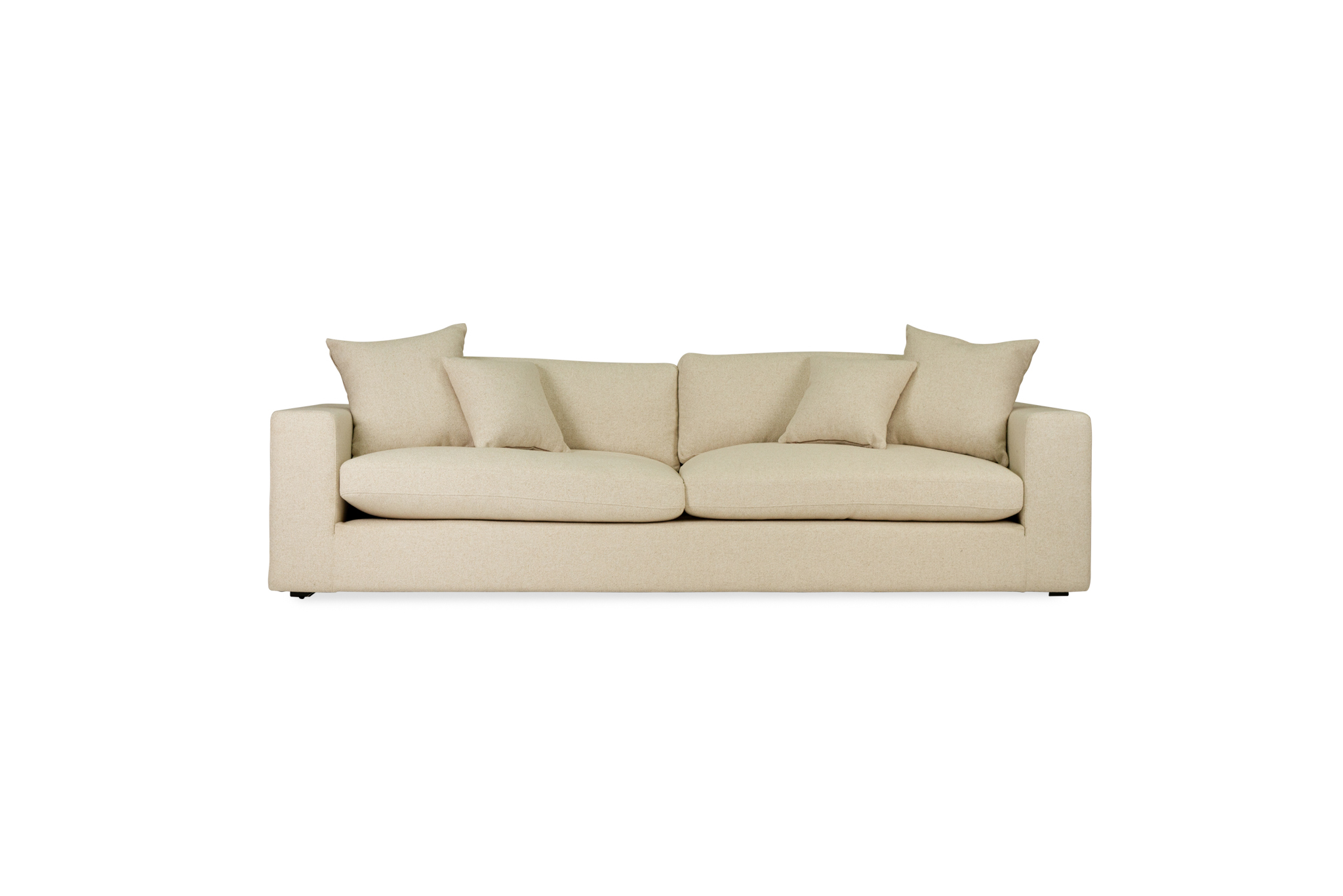 Ziggie 4 Seater Sofa - Boucle Oatmeal - Image 9