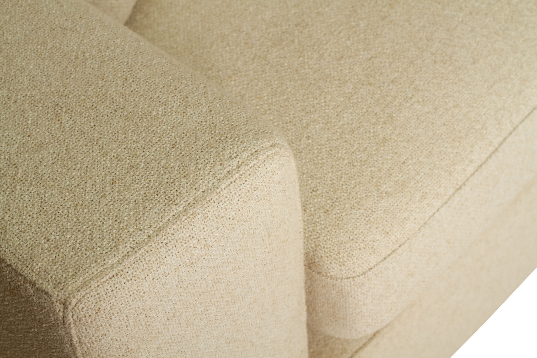 Ziggie 4 Seater Sofa - Boucle Oatmeal - Image 3