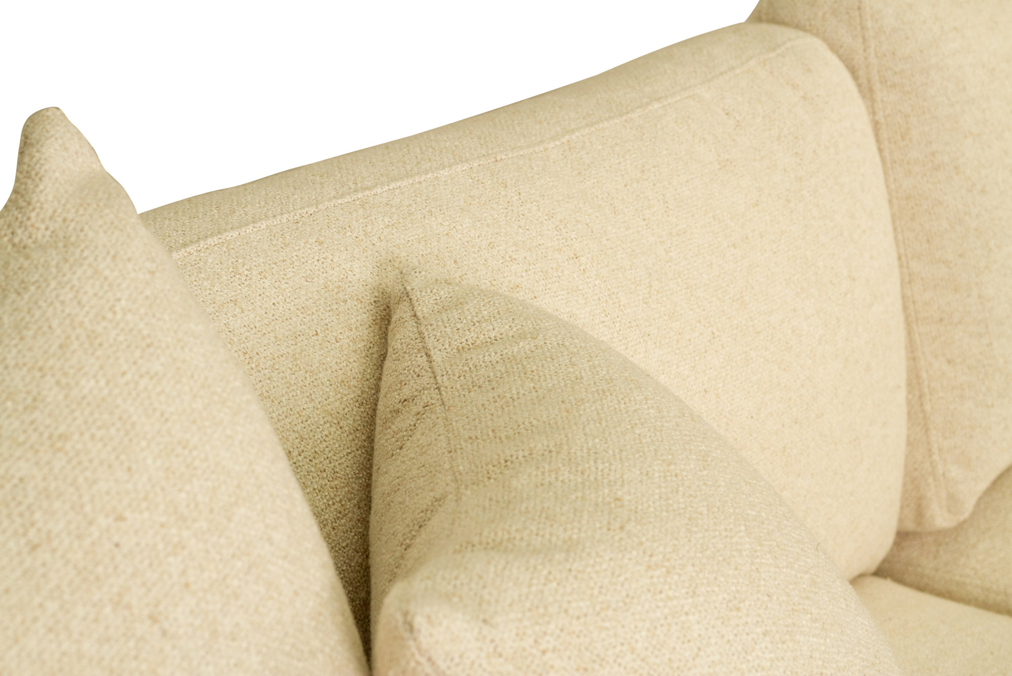 Ziggie 4 Seater Sofa - Boucle Oatmeal - Image 4