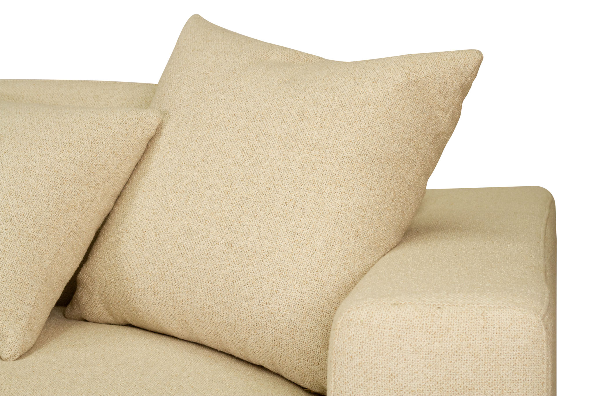 Ziggie 4 Seater Sofa - Boucle Oatmeal - Image 5