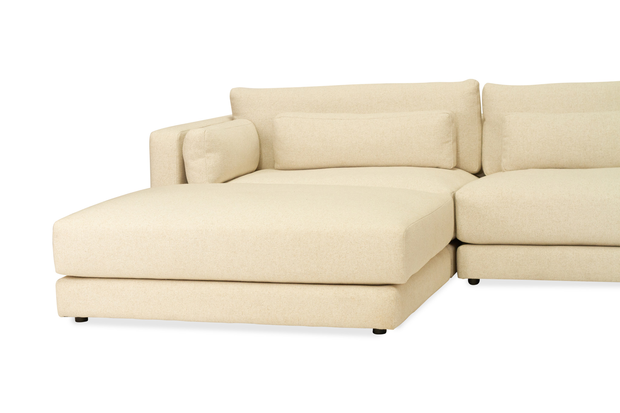 Vermont Modular Sofa - Oatmeal Boucle - Image 9