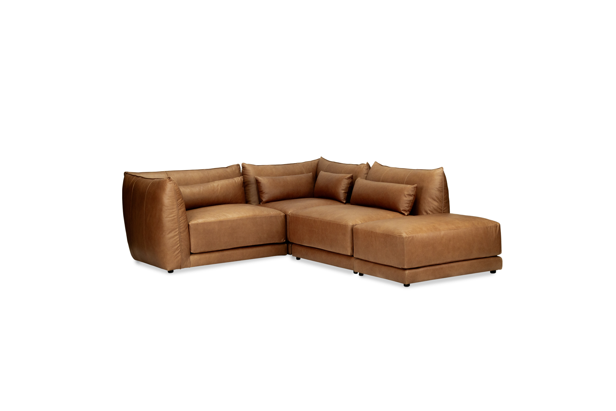 Sunday Modular Sofa - Trends Saddle Leather - Image 4