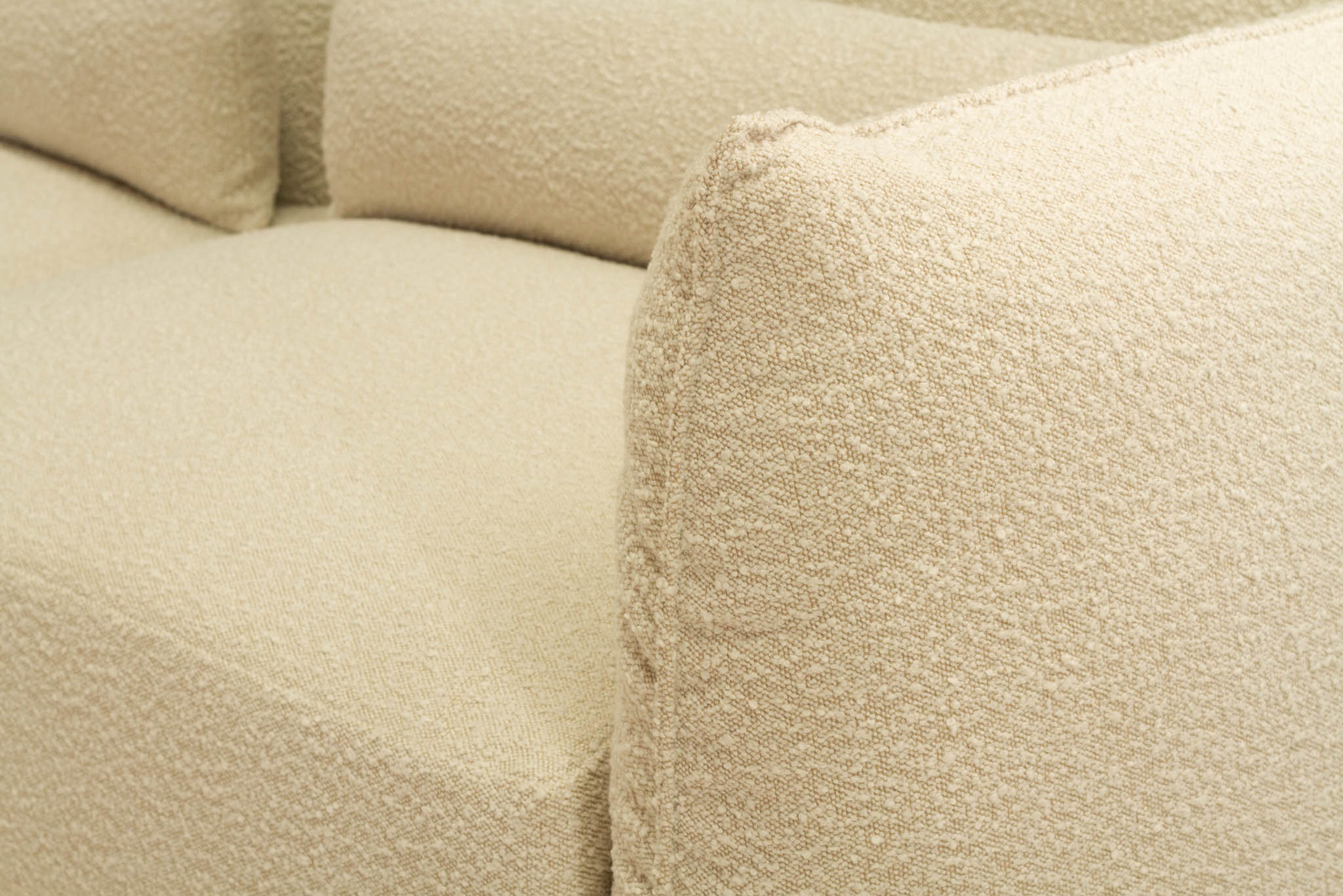 Sunday Modular Sofa - Ivory Boucle - Image 5