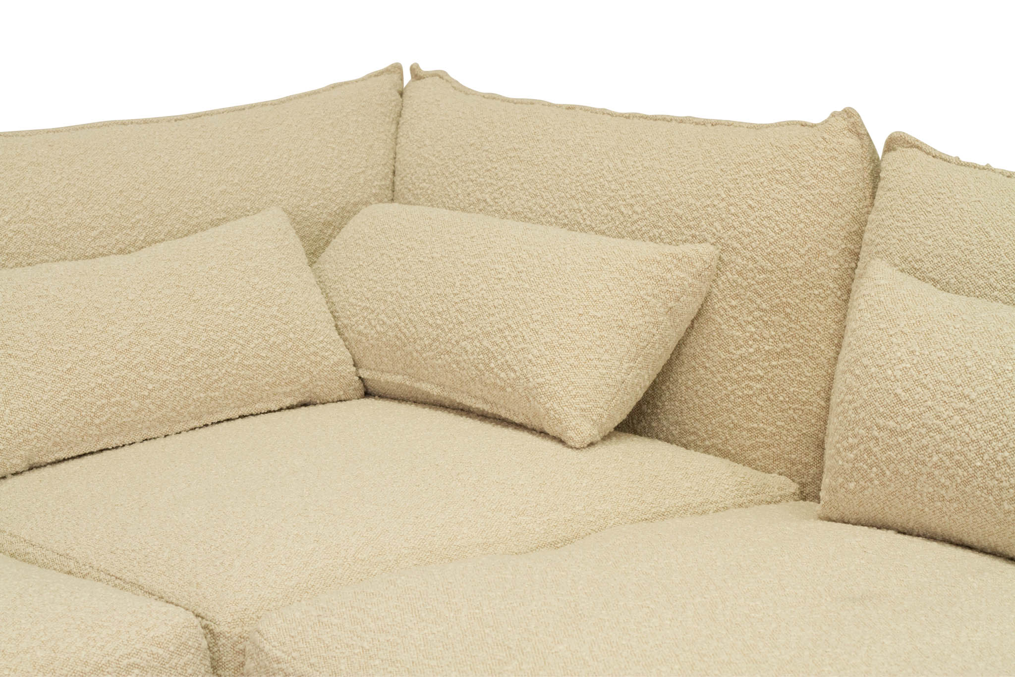 Sunday Modular Sofa - Ivory Boucle - Image 6