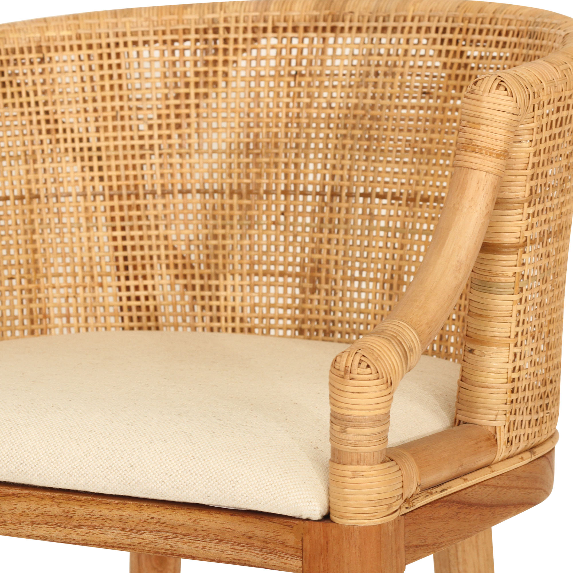 Kingston Counter Stool - By Serrata Living - Natural or Dark Brown - Image 11