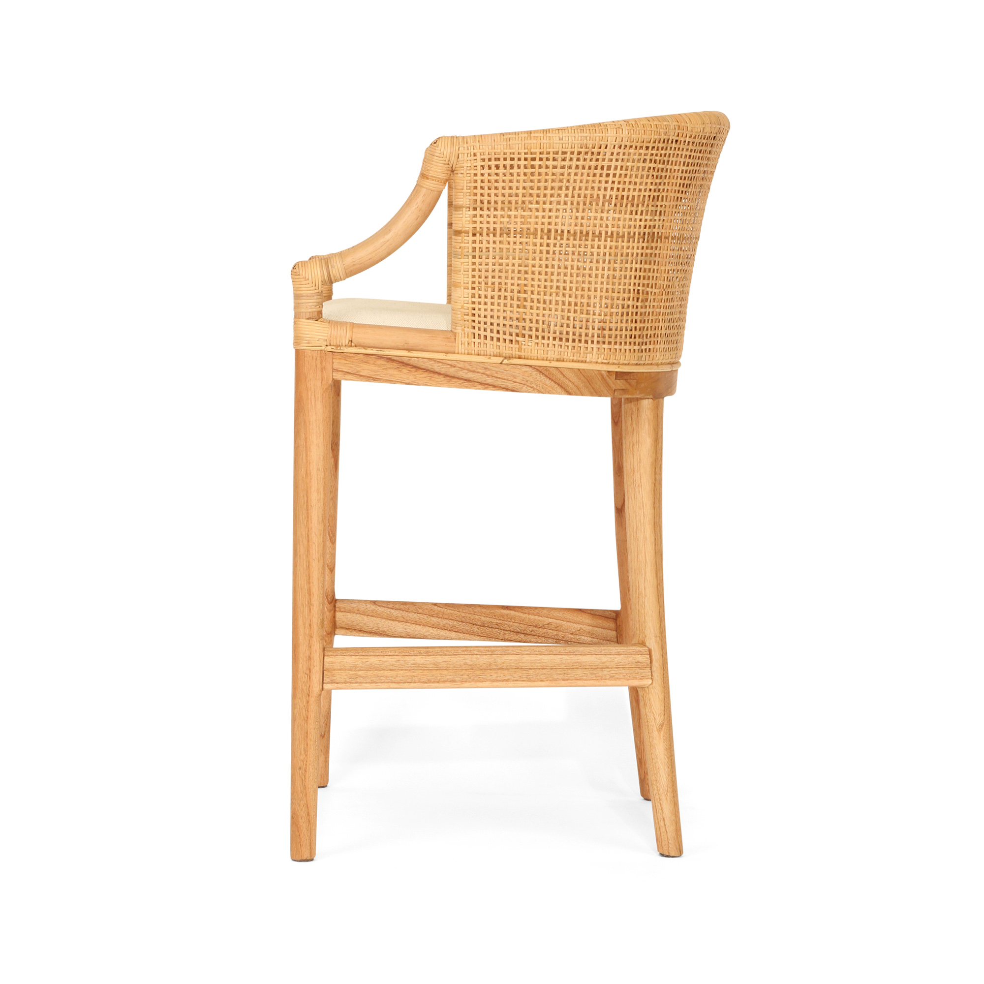 Kingston Counter Stool - By Serrata Living - Natural or Dark Brown - Image 6