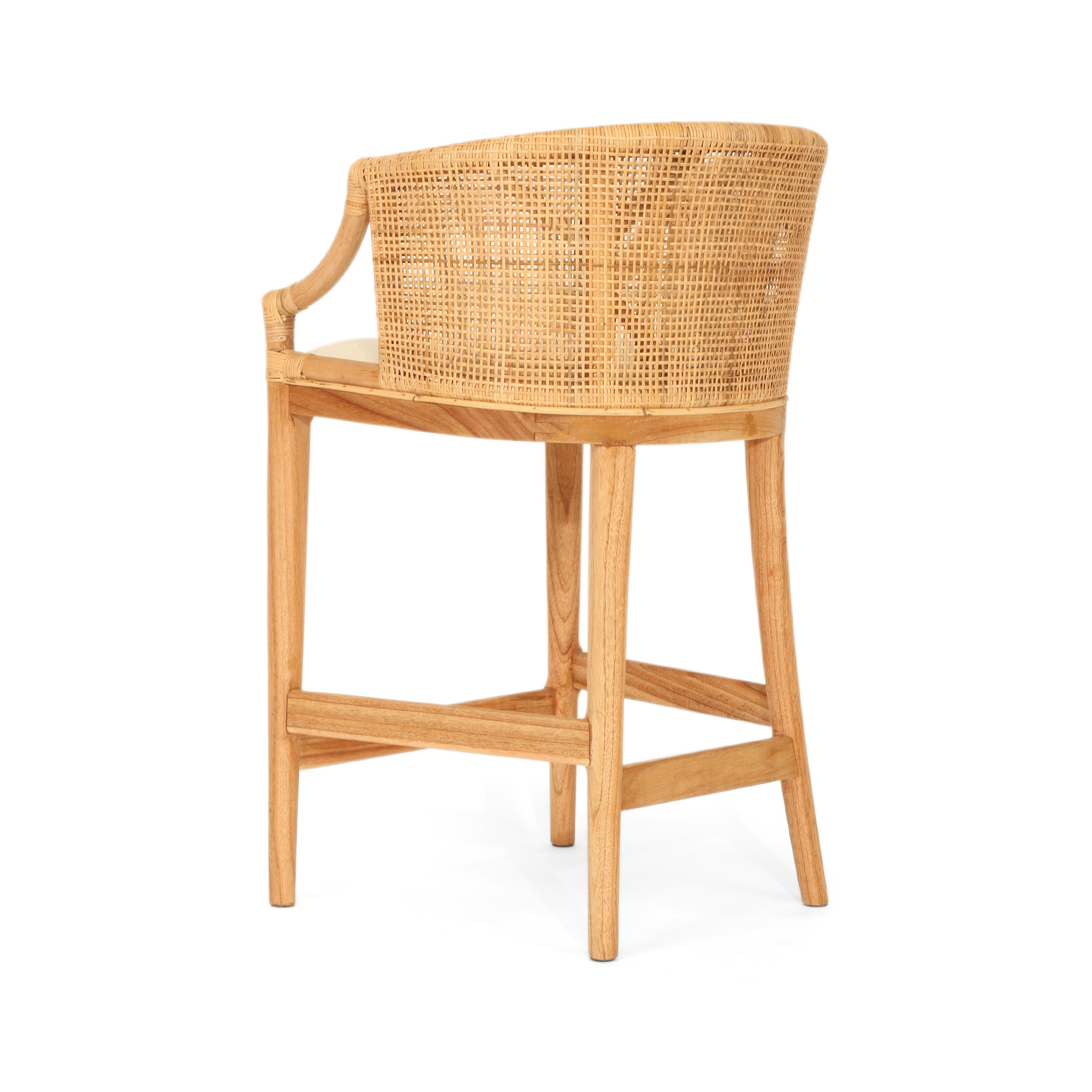 Kingston Counter Stool - By Serrata Living - Natural or Dark Brown - Image 7