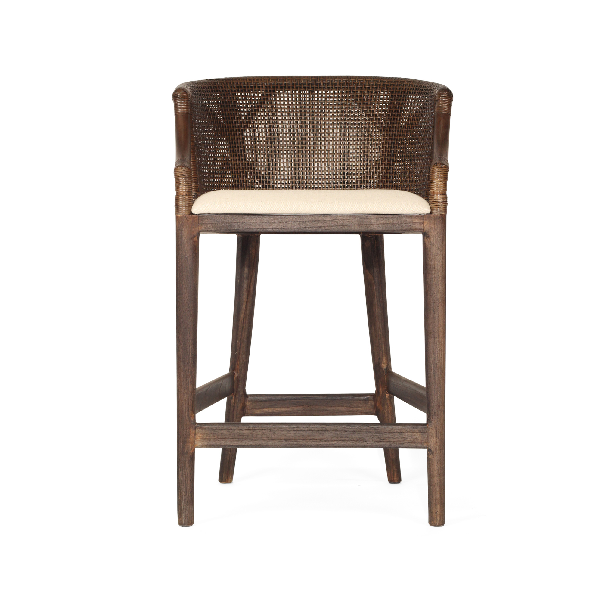 Kingston Counter Stool - By Serrata Living - Natural or Dark Brown - Image 12