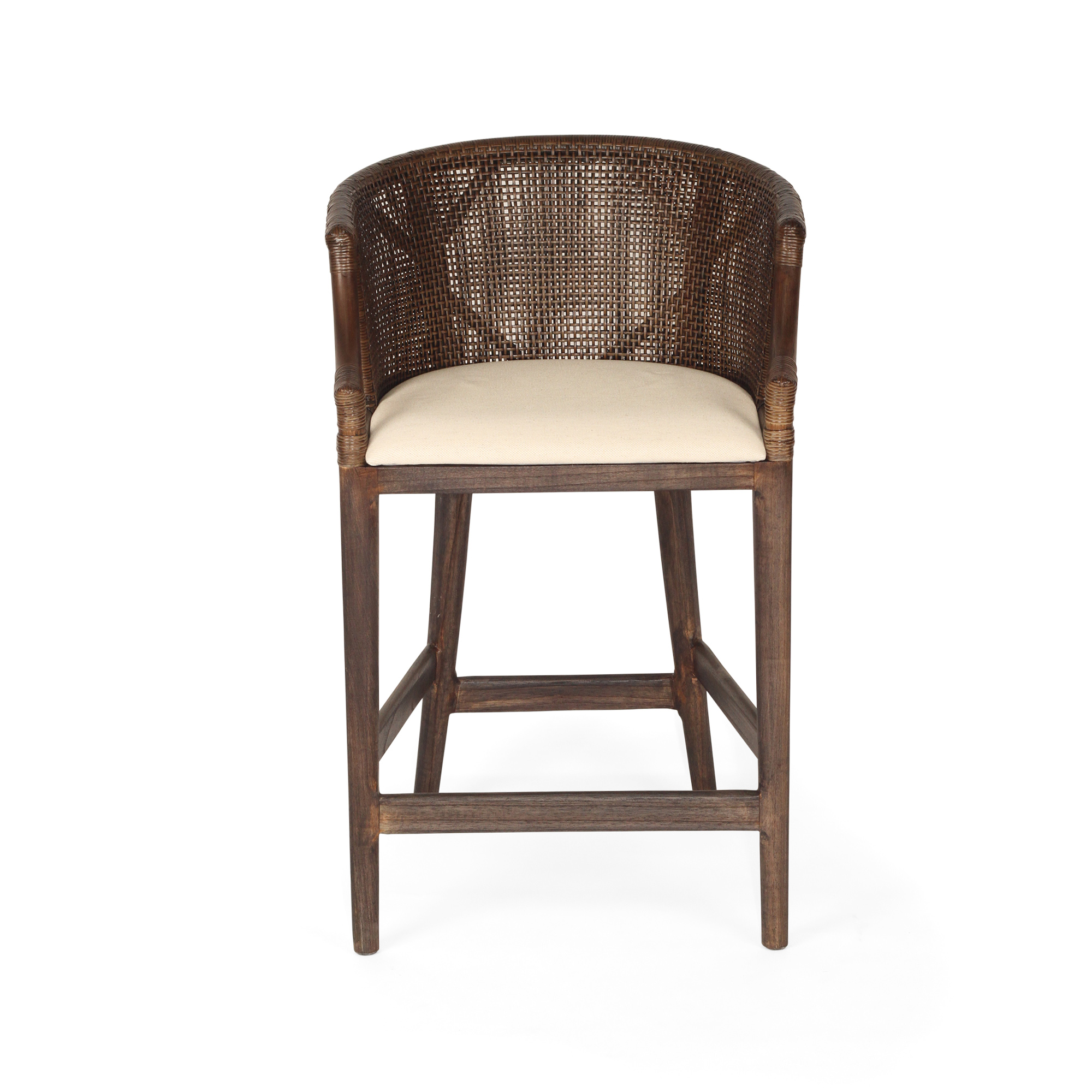 Kingston Counter Stool - By Serrata Living - Natural or Dark Brown - Image 13