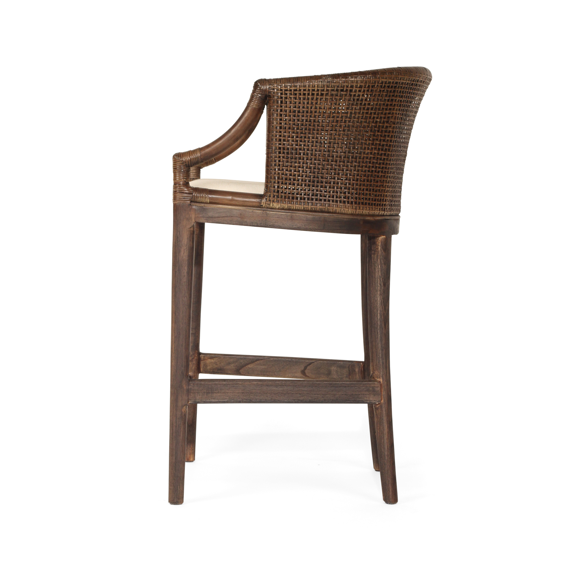 Kingston Counter Stool - By Serrata Living - Natural or Dark Brown - Image 14