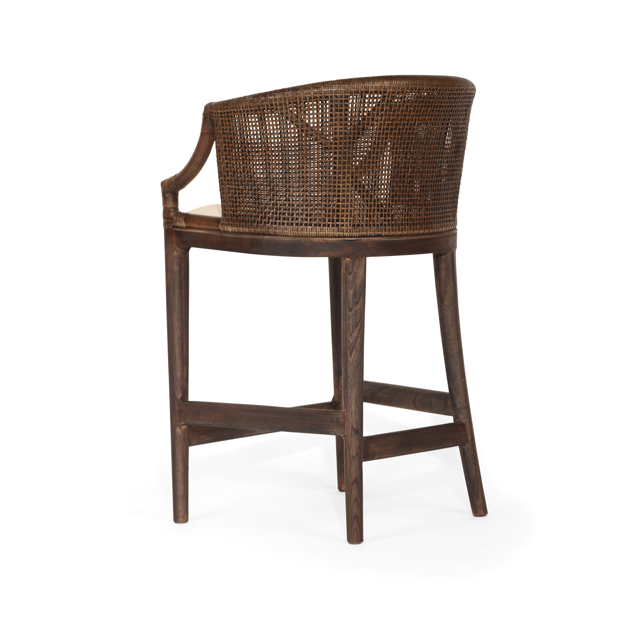 Kingston Counter Stool - By Serrata Living - Natural or Dark Brown - Image 15