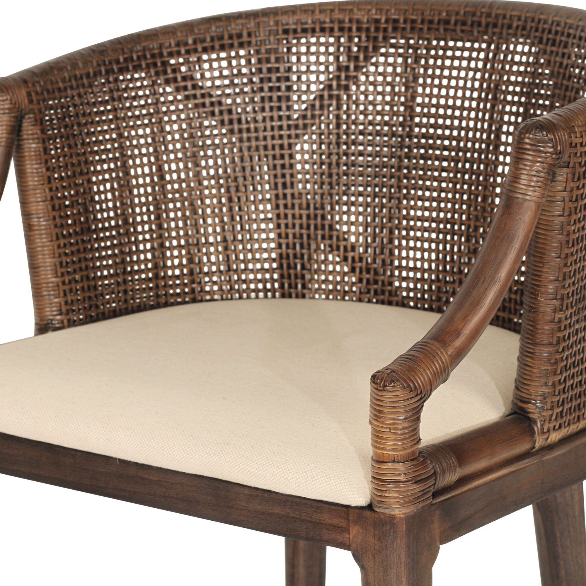 Kingston Counter Stool - By Serrata Living - Natural or Dark Brown - Image 19