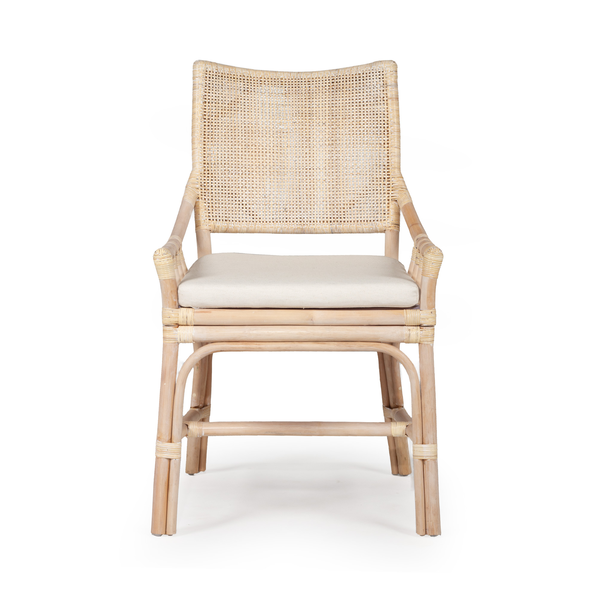 Kora Dining Chair - By Serrata Living - Whitewash - Image 3