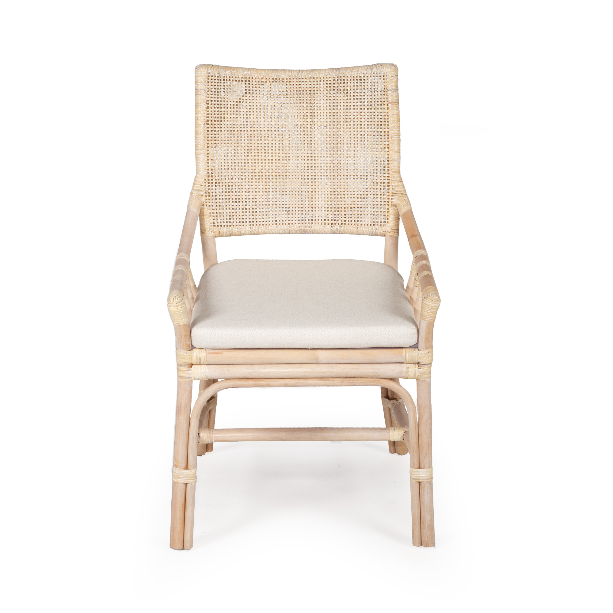 Kora Dining Chair - By Serrata Living - Whitewash - Image 4