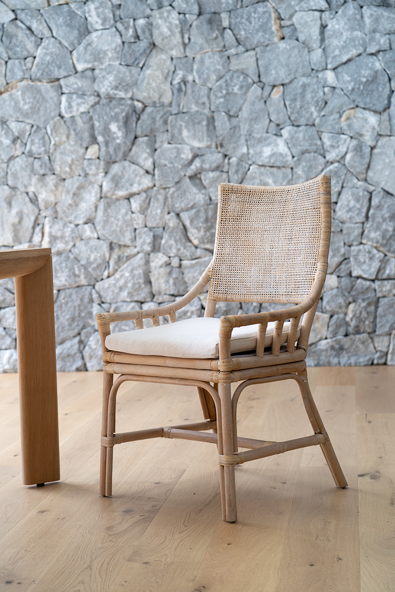 Kora Dining Chair - By Serrata Living - Whitewash - Image 2
