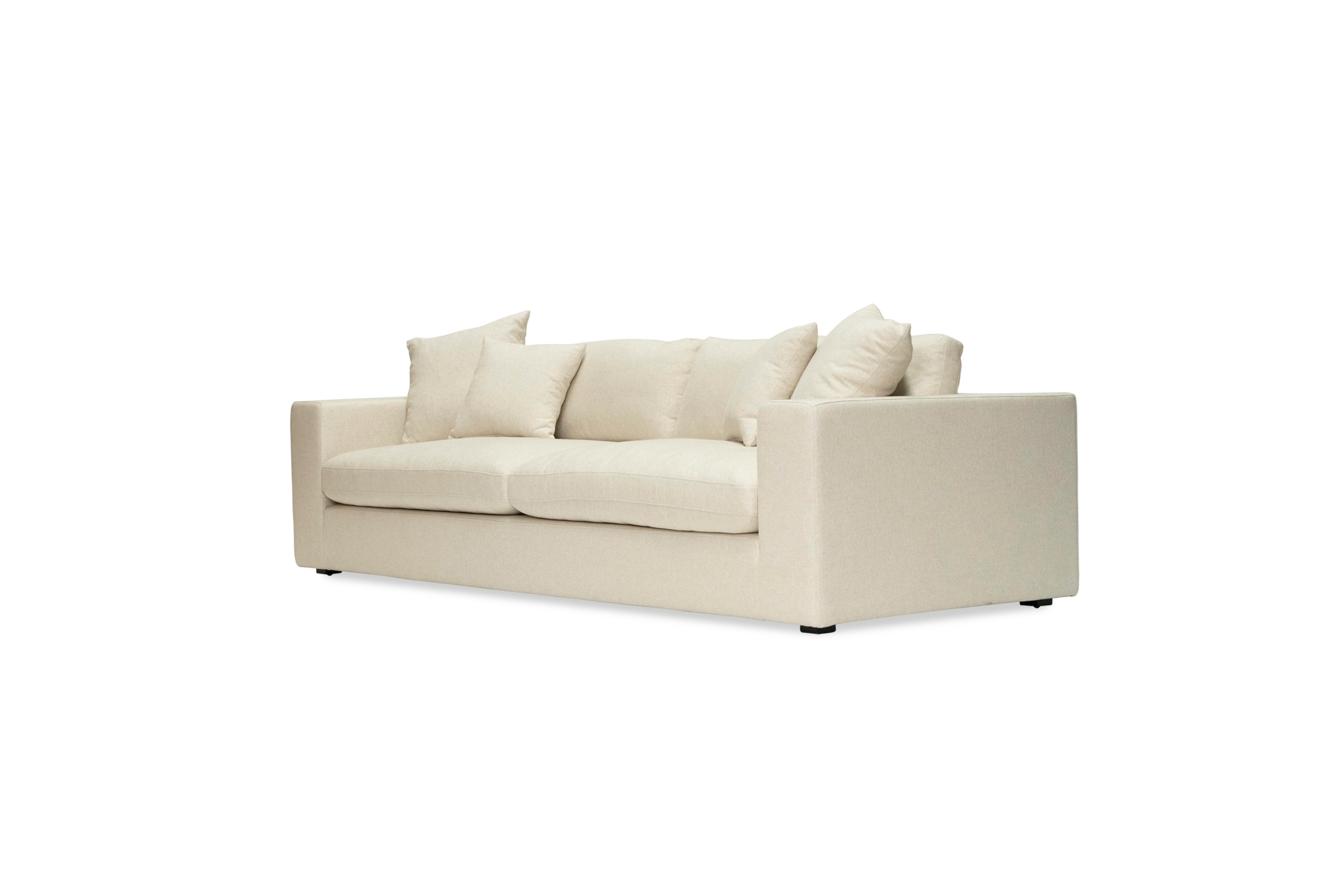 Ziggie 4 Seater Sofa - Linen Blend - Image 3