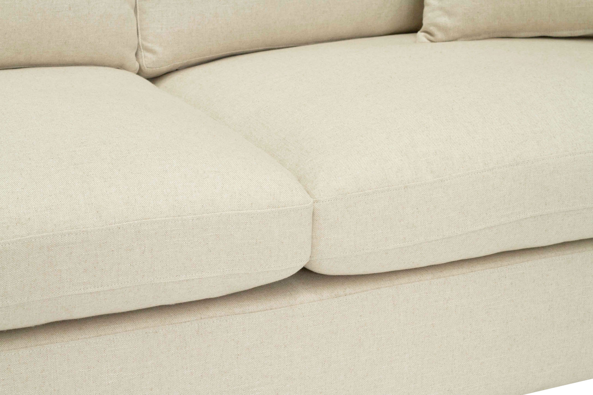 Ziggie 4 Seater Sofa - Linen Blend - Image 8