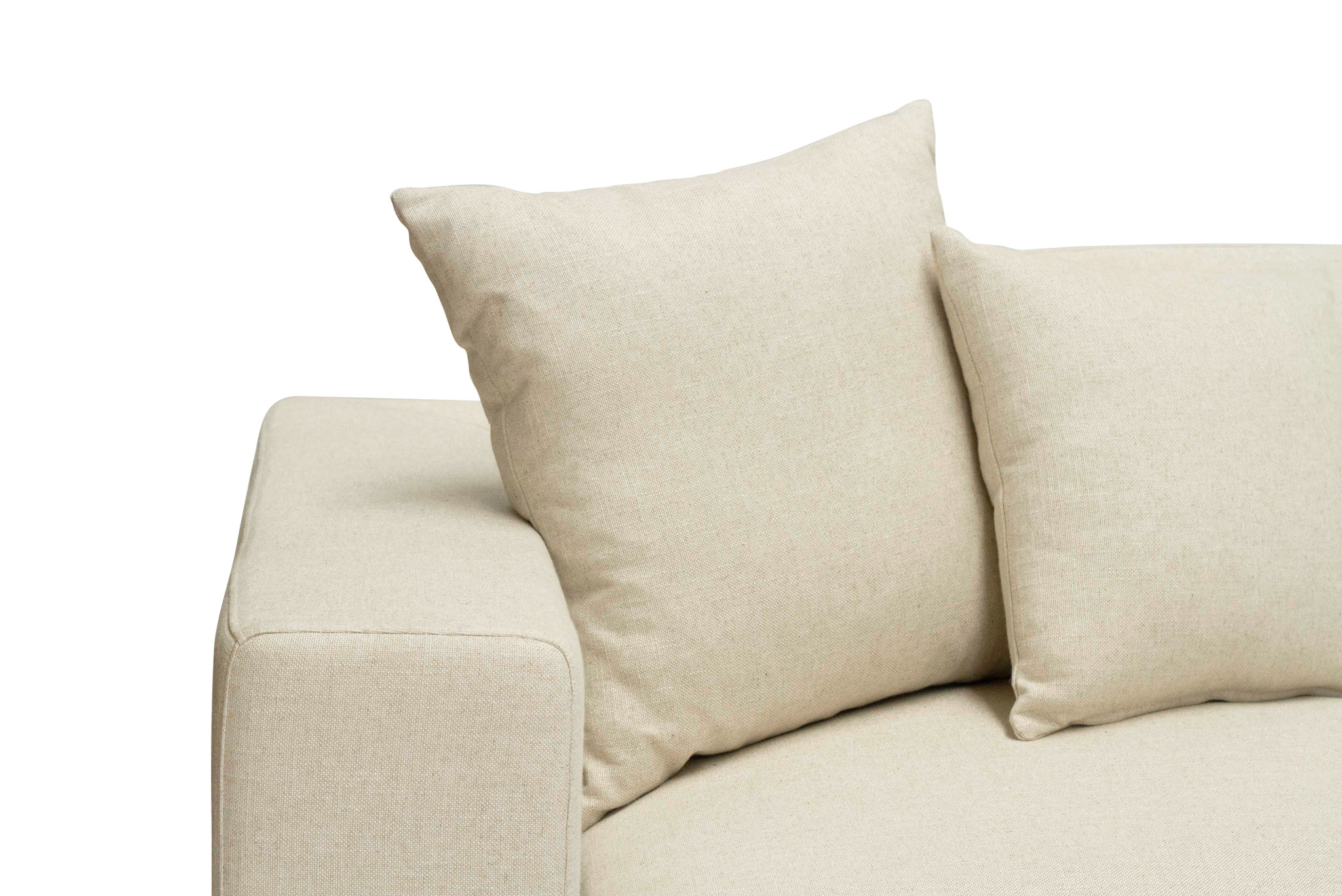 Ziggie 4 Seater Sofa - Linen Blend - Image 9