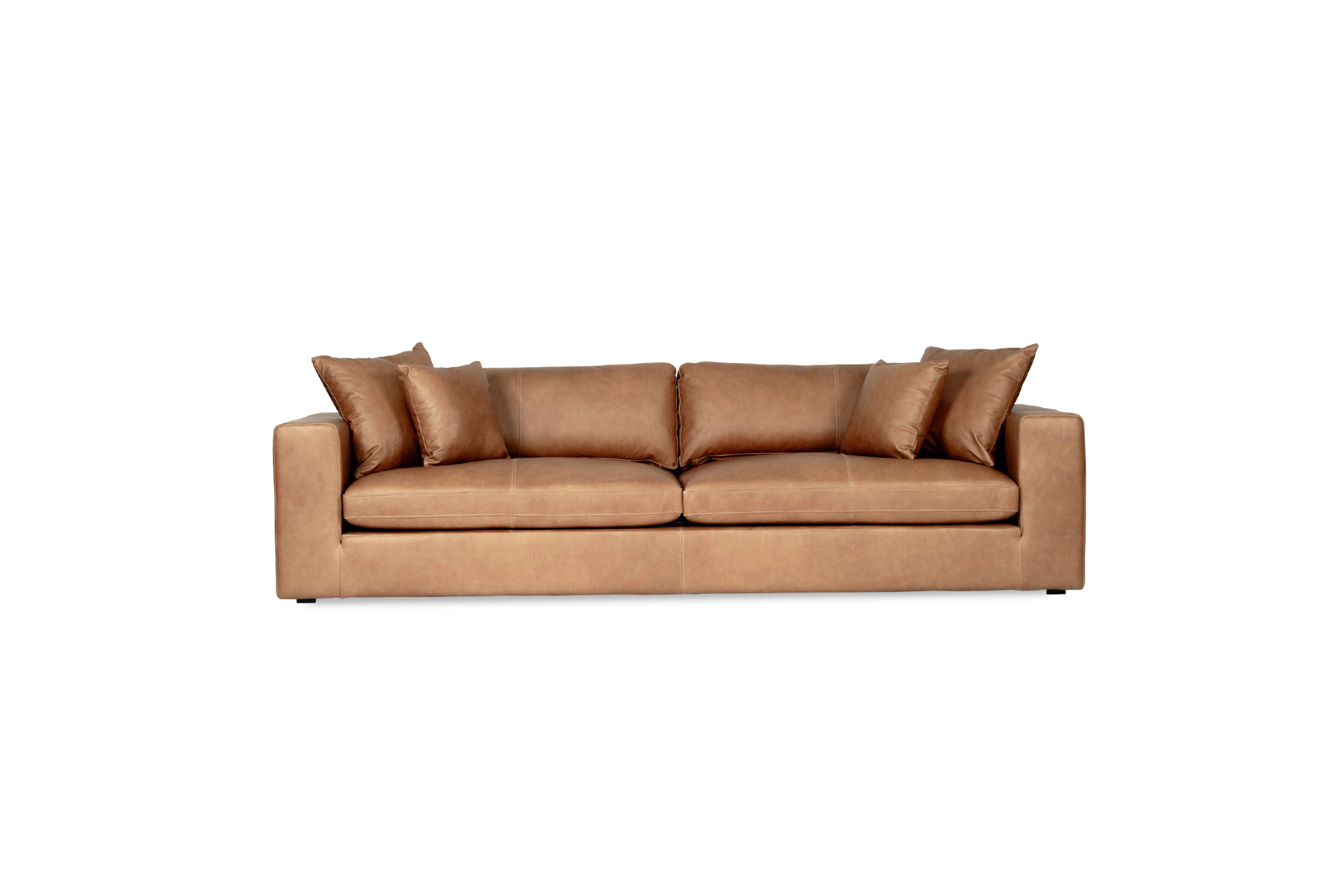 Ziggie 4 Seater Sofa - Trends Saddle Leather